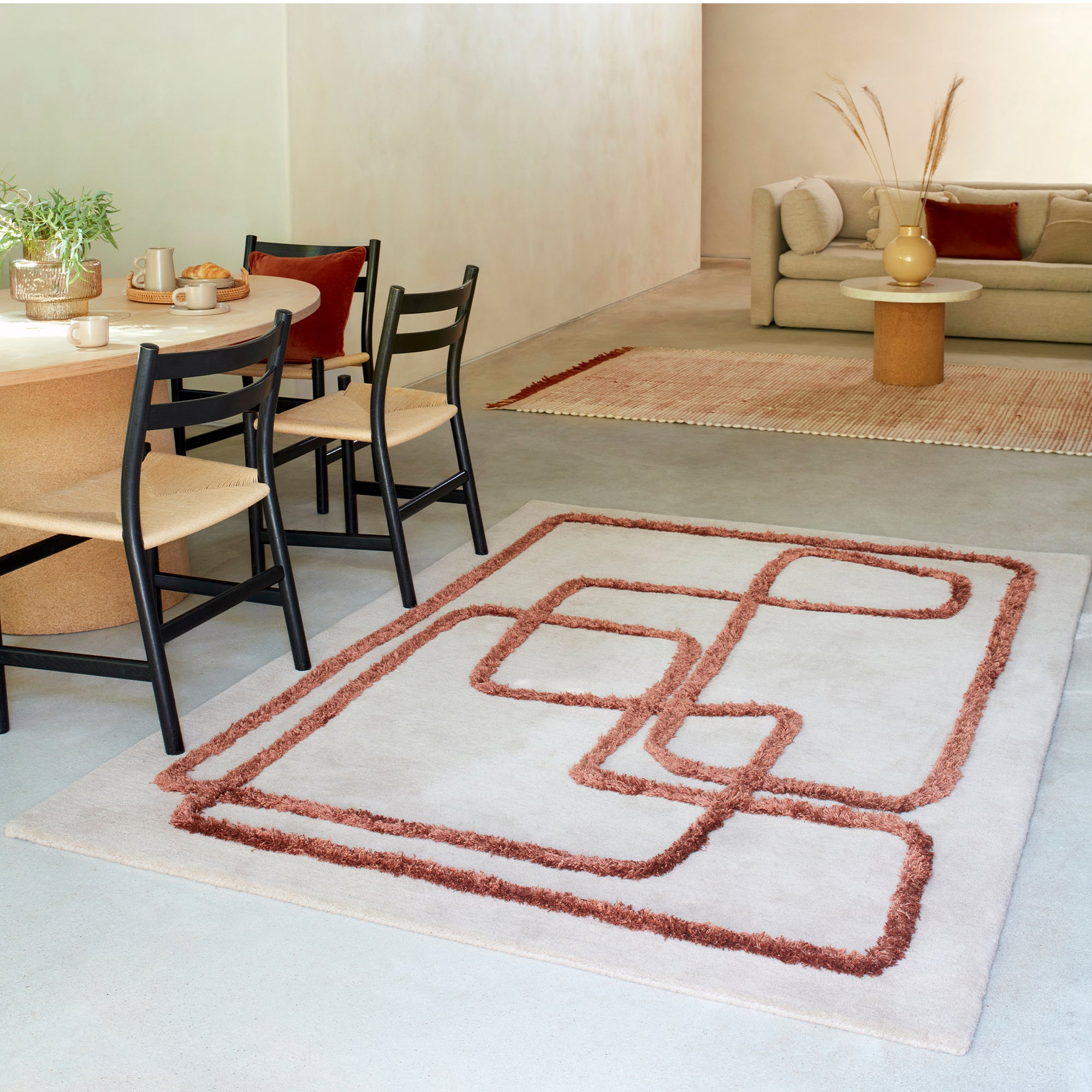 Boho Infinity 96 Infinity Copper Rug