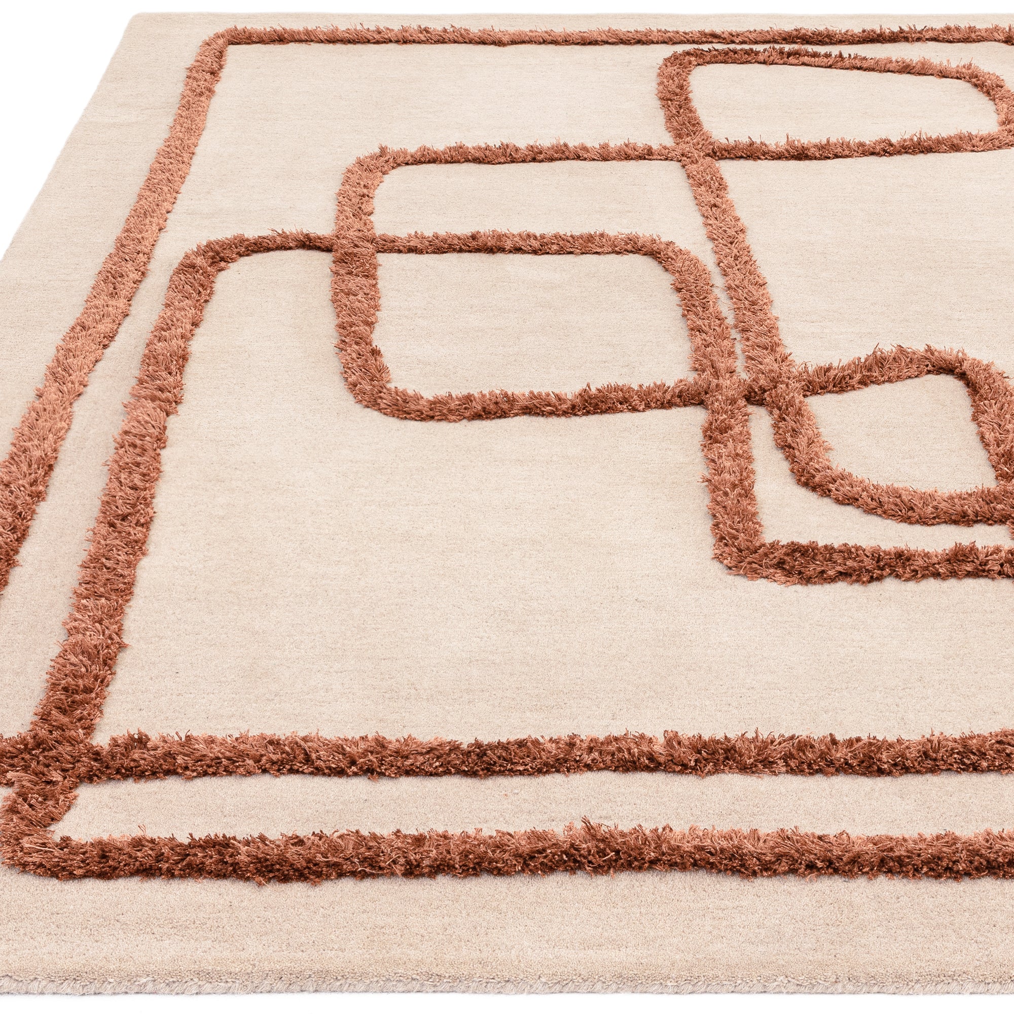 Boho Infinity 96 Infinity Copper Rug