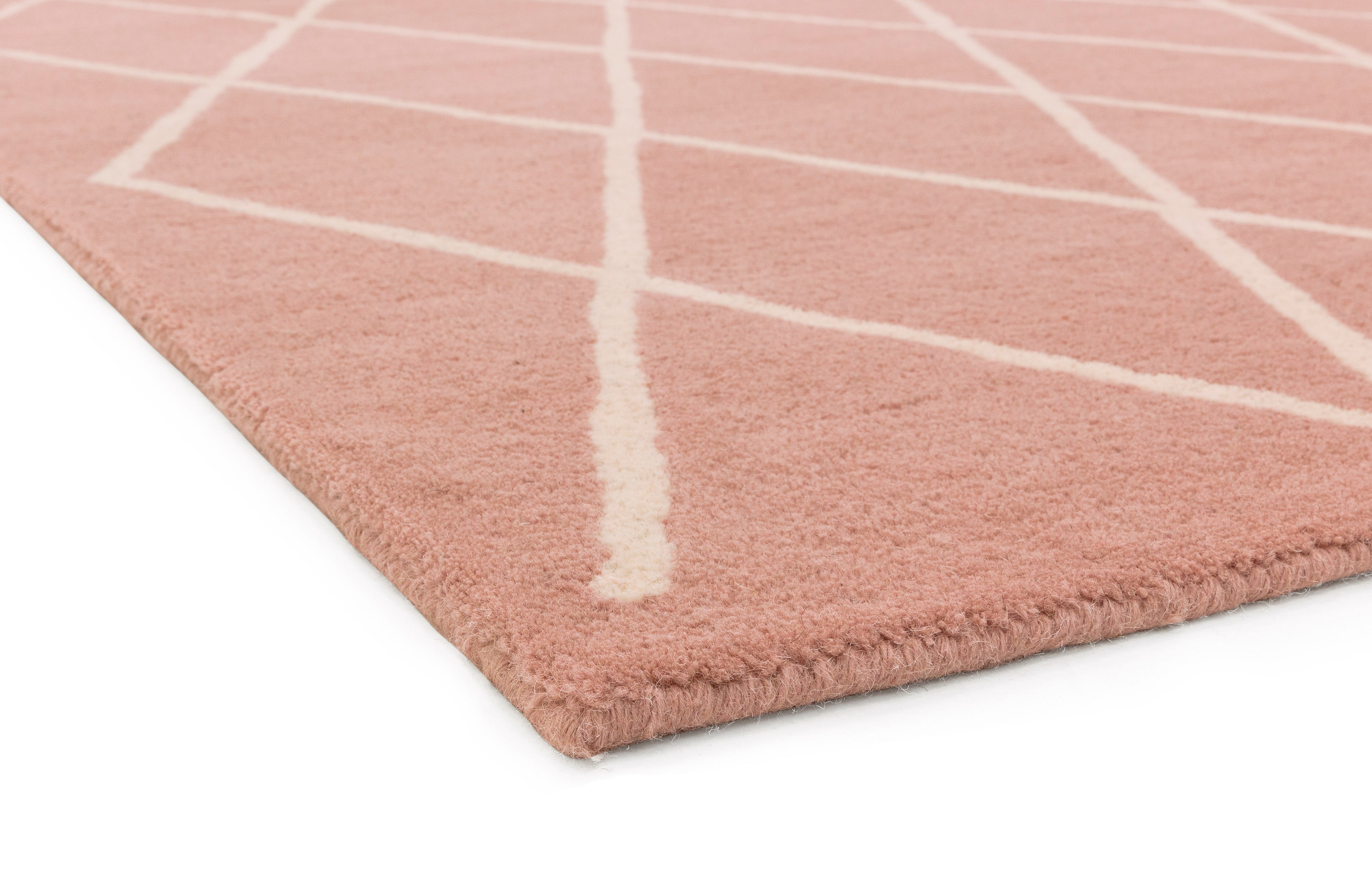 Albany Diamond Pink Rug