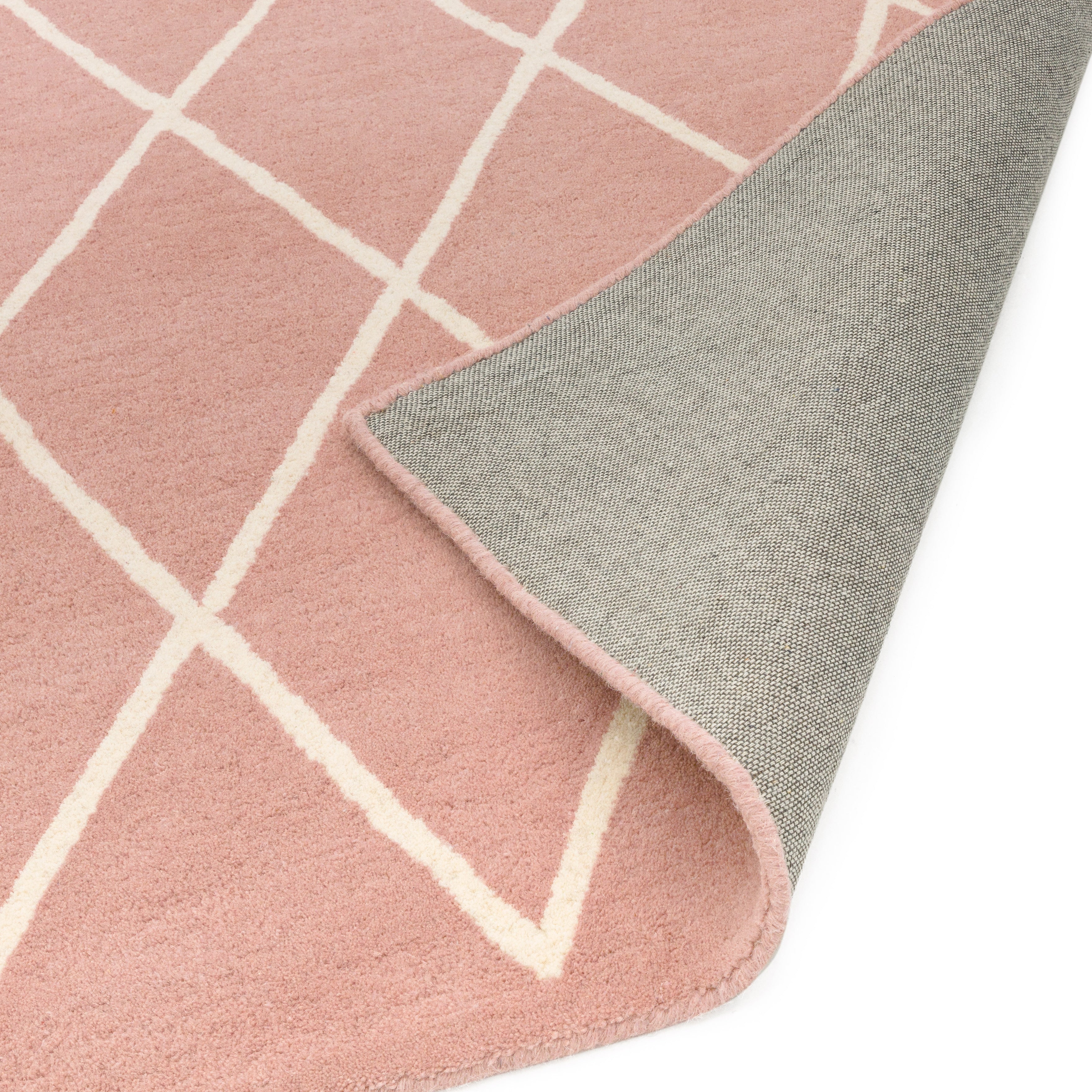 Albany Diamond Pink Rug