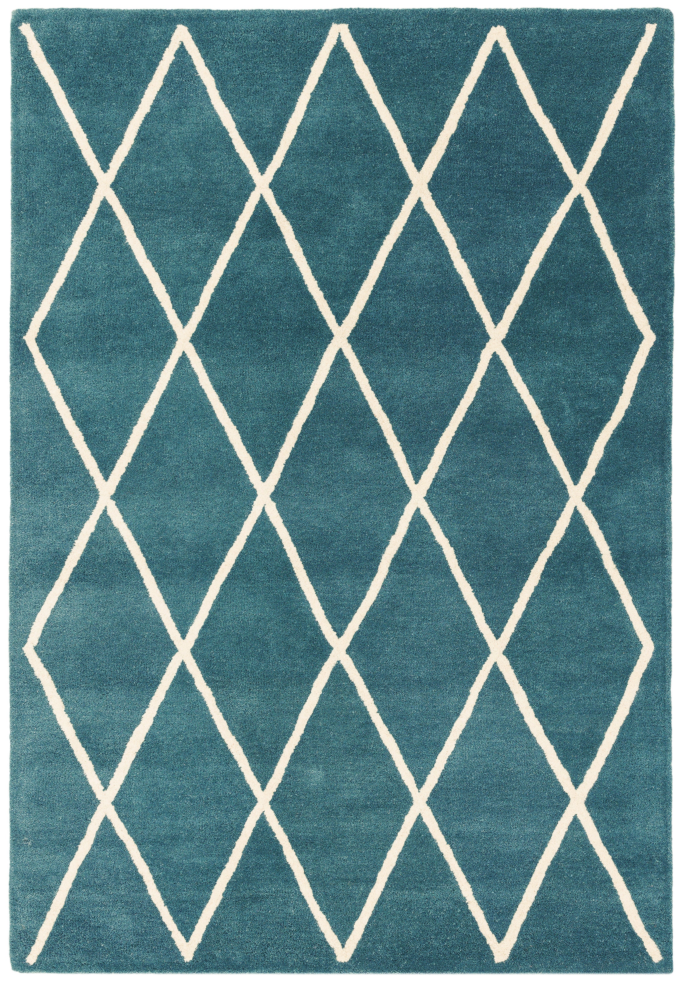 Albany Diamond Teal Rug