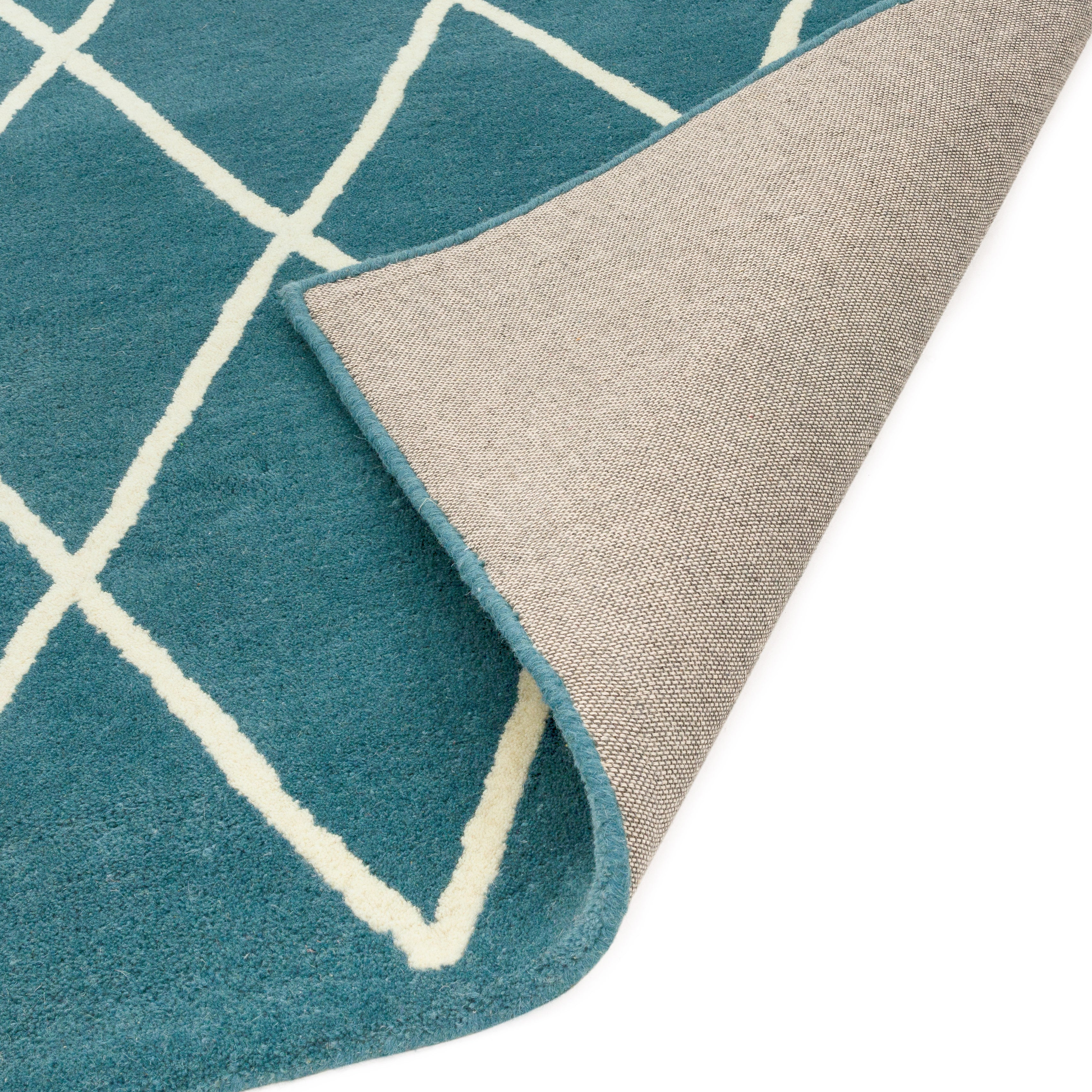 Albany Diamond Teal Rug