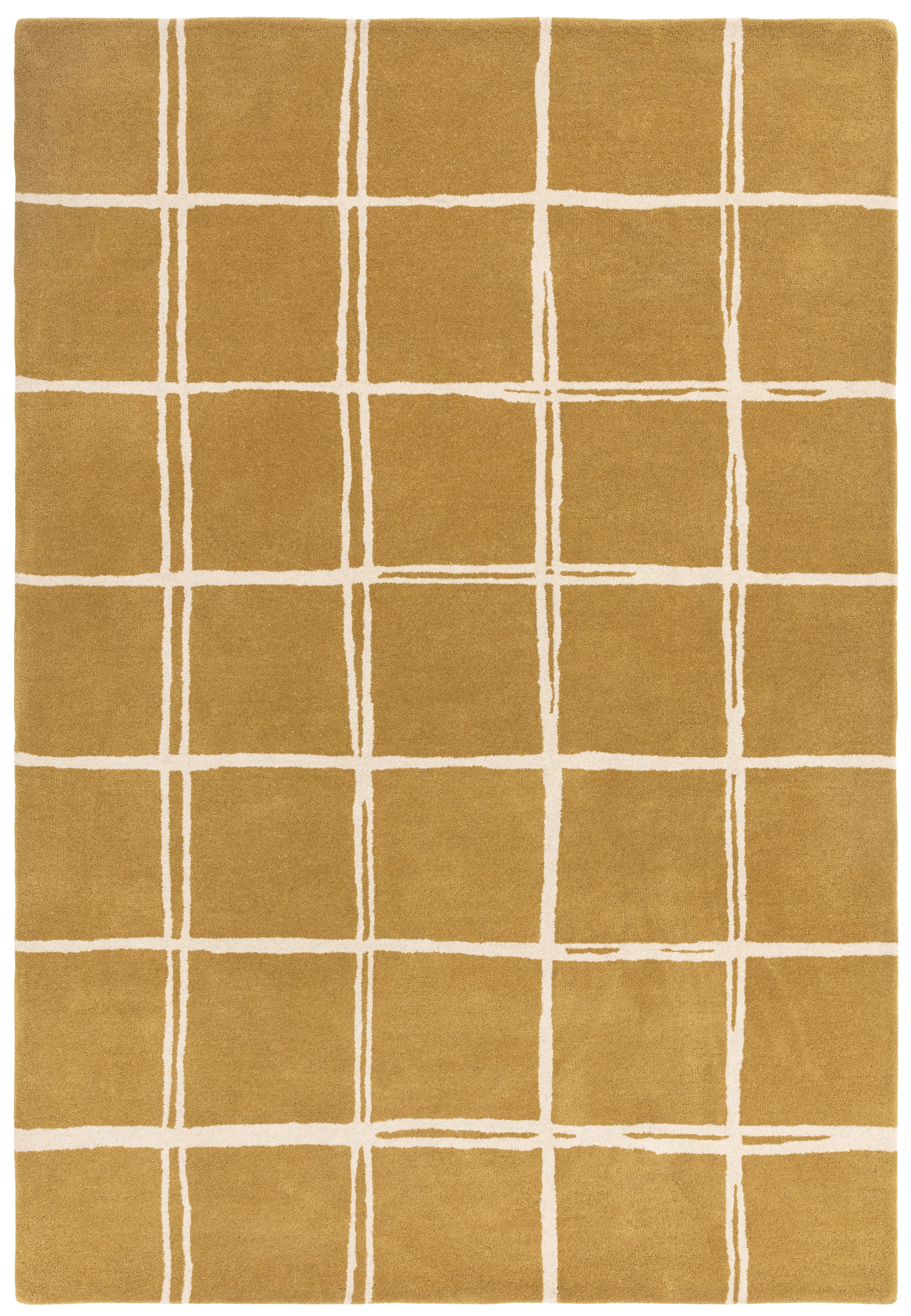 Albany New Grid Gold Rug