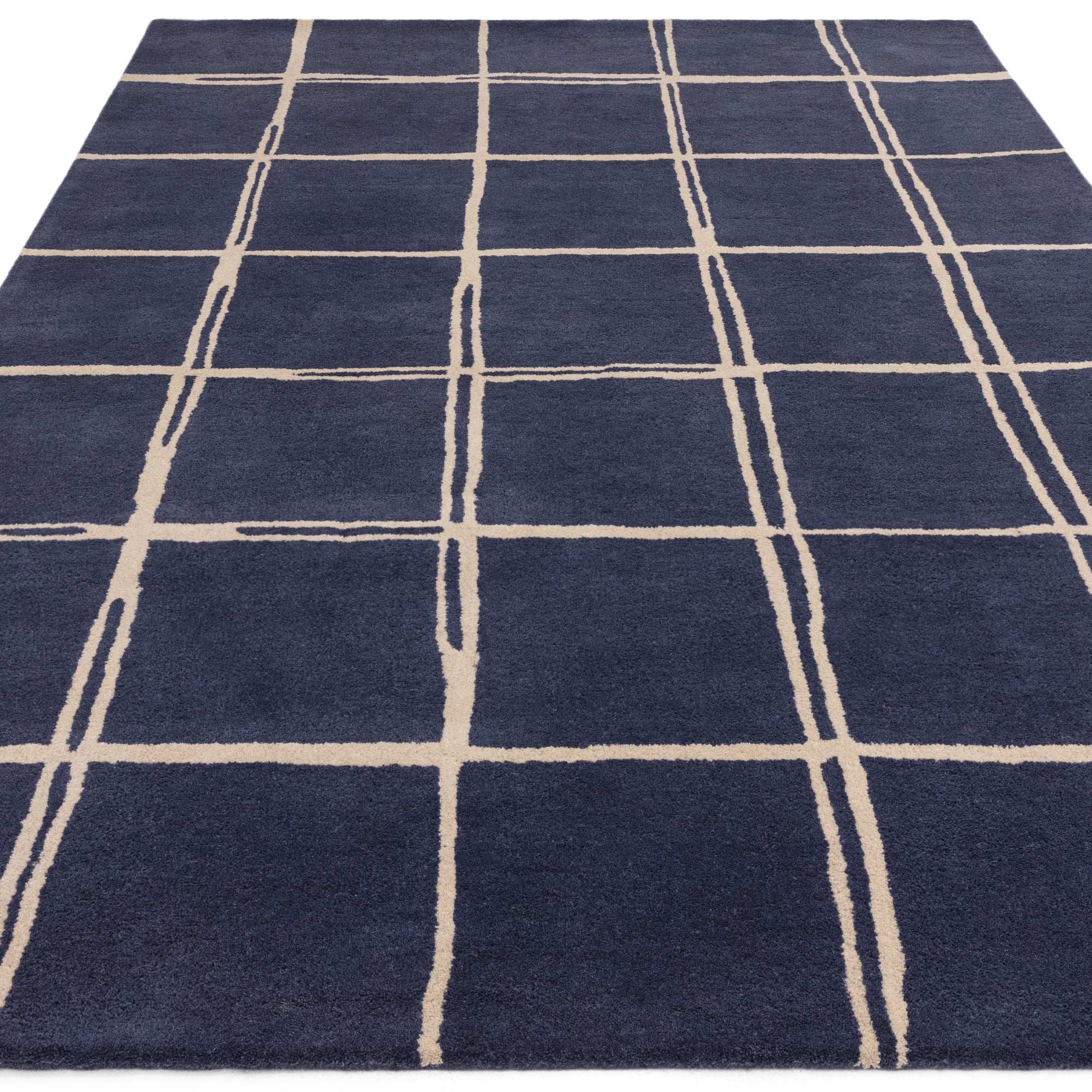 Contemporary Design Albany New Grid Marine Rug