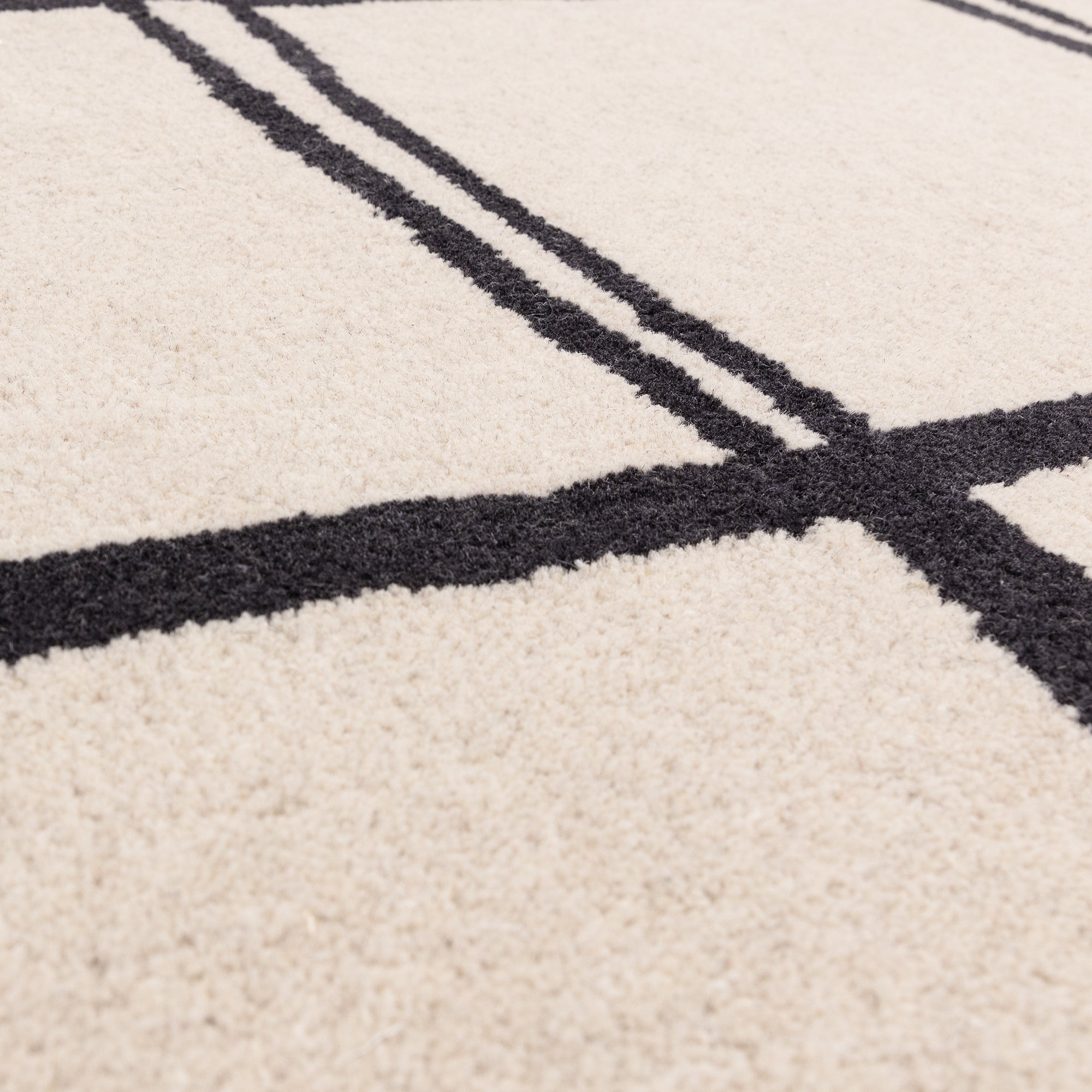 Albany New Grid Monochrome Rug