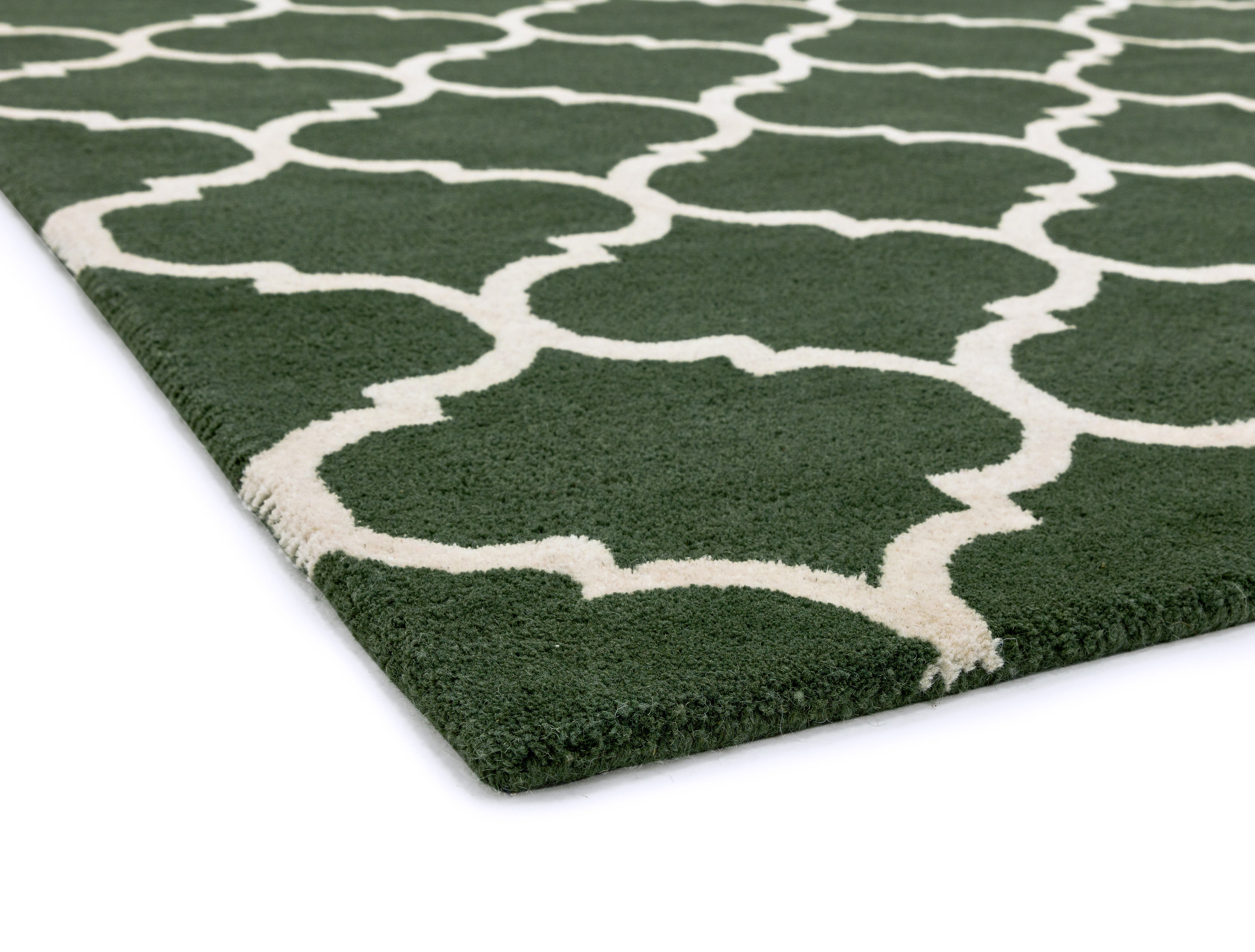 Albany Ogee Green Rug