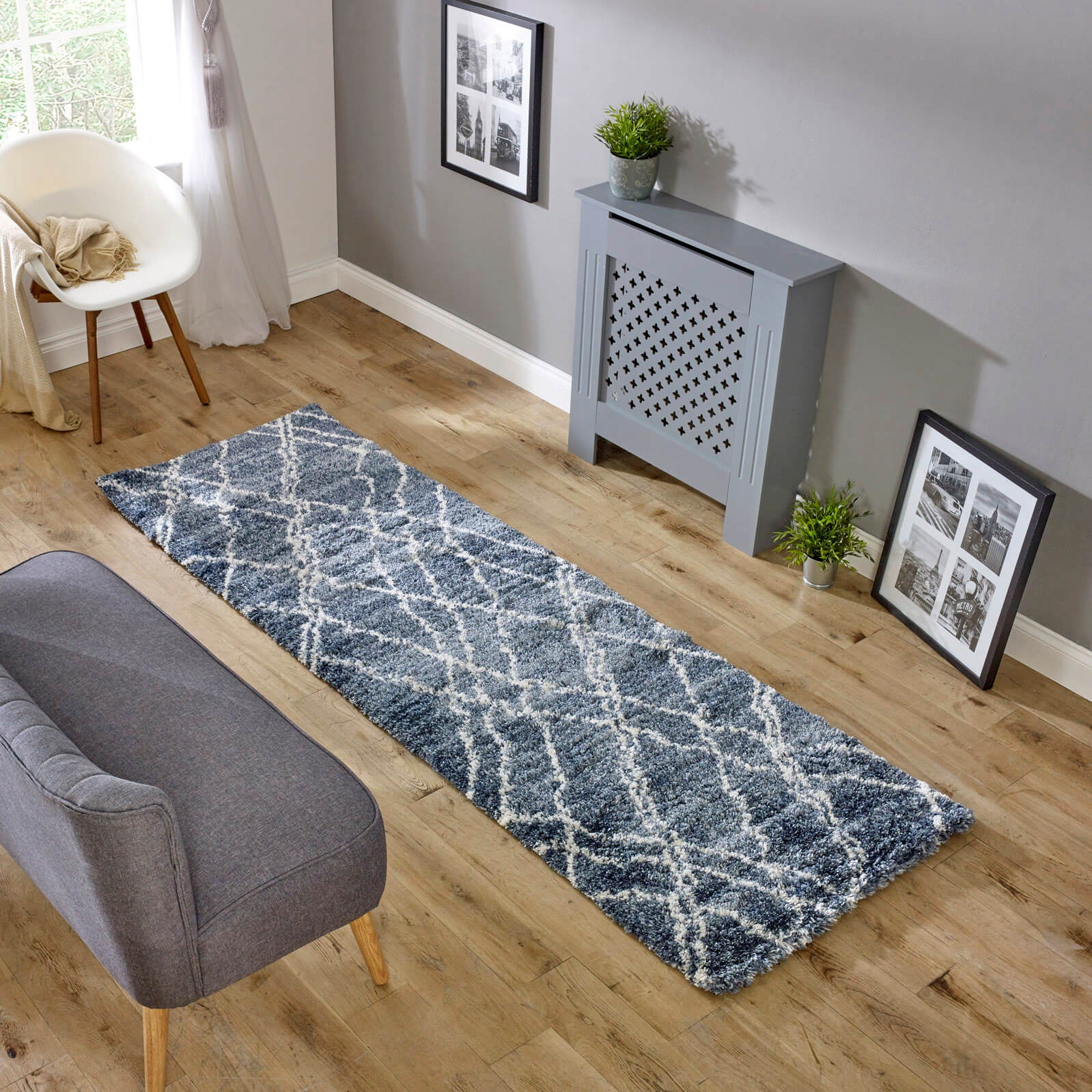 Alto AL01 Blue & Cream Rug