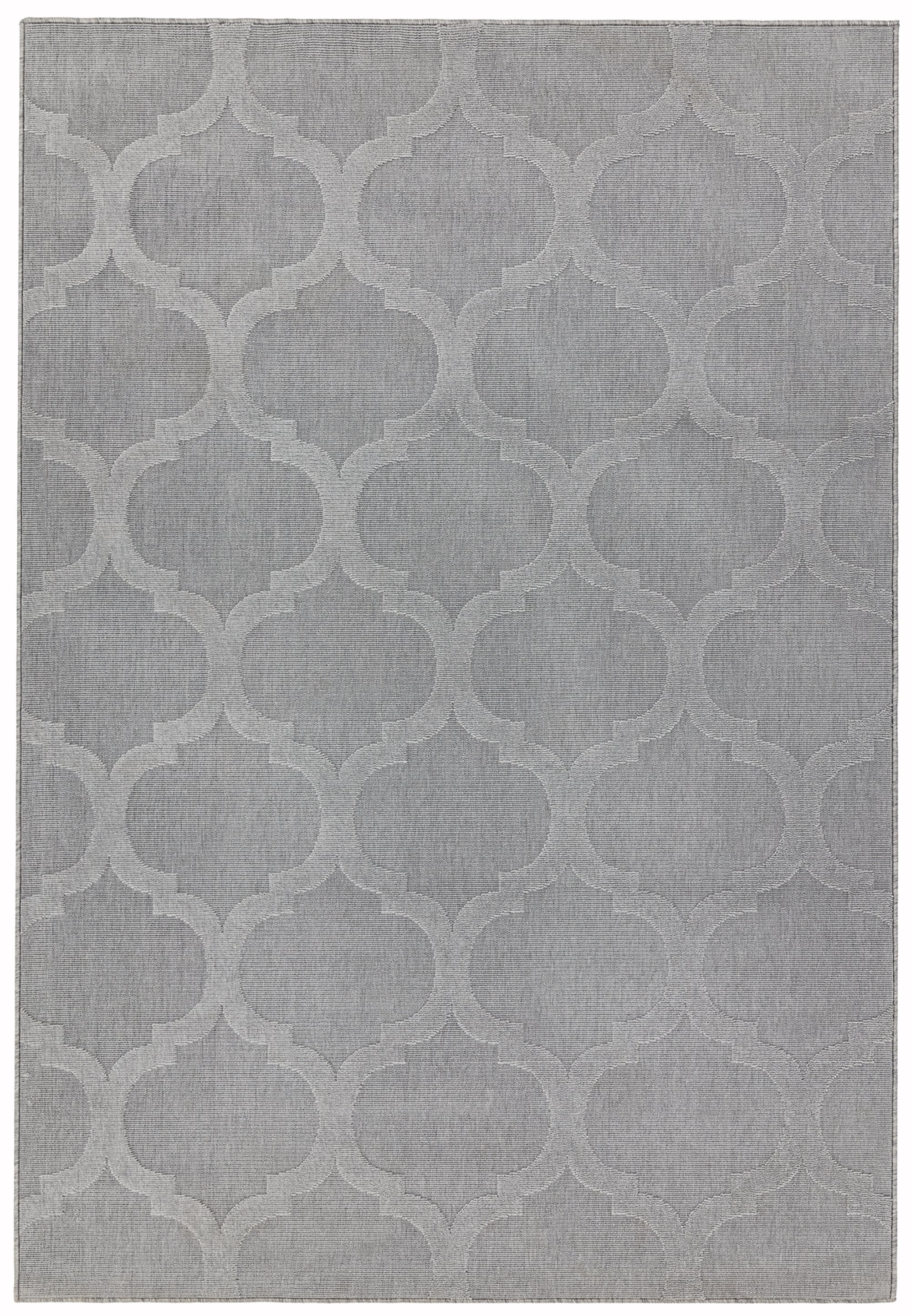 Antibes AN01 Grey Trellis Rug