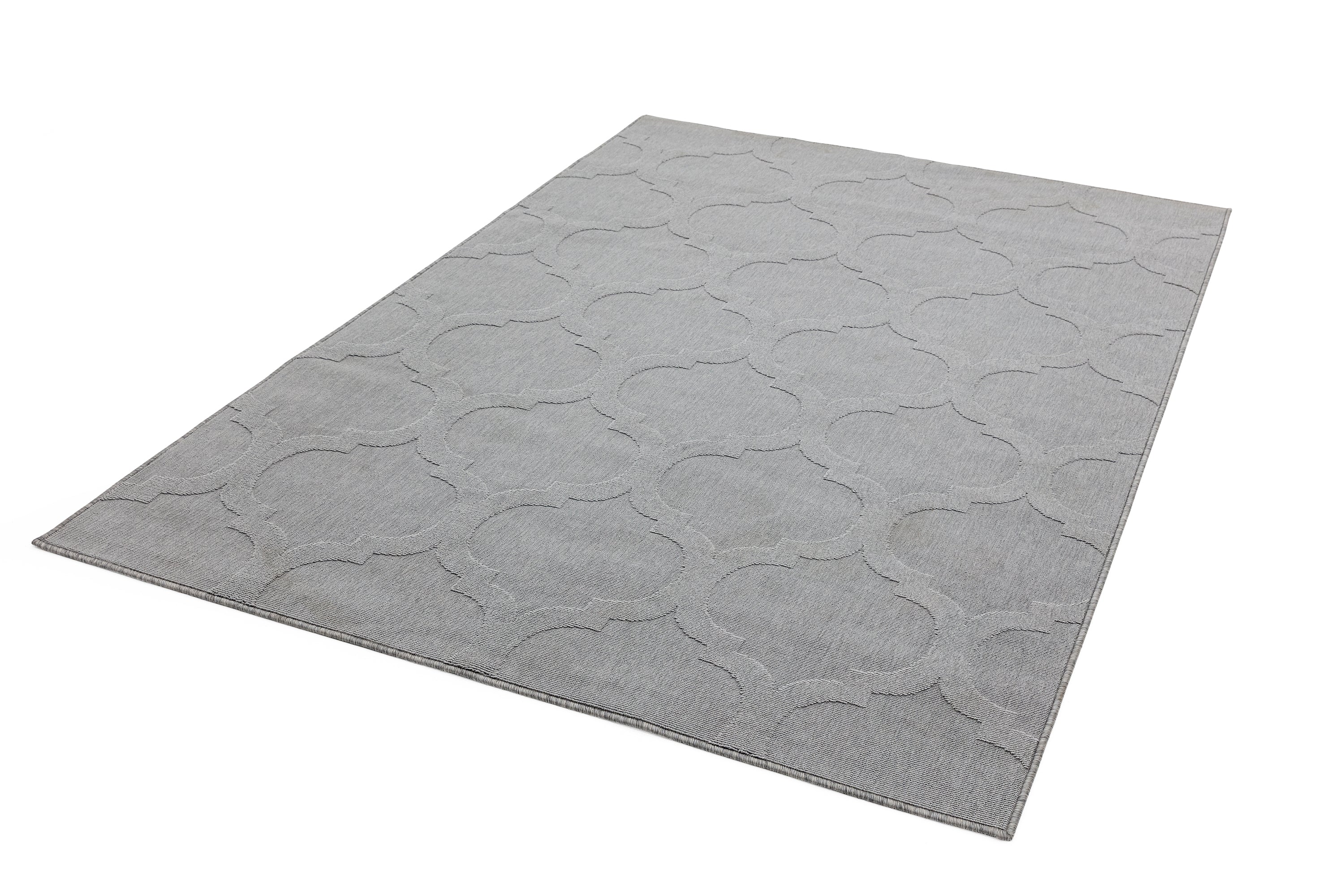 Antibes AN01 Grey Trellis Rug