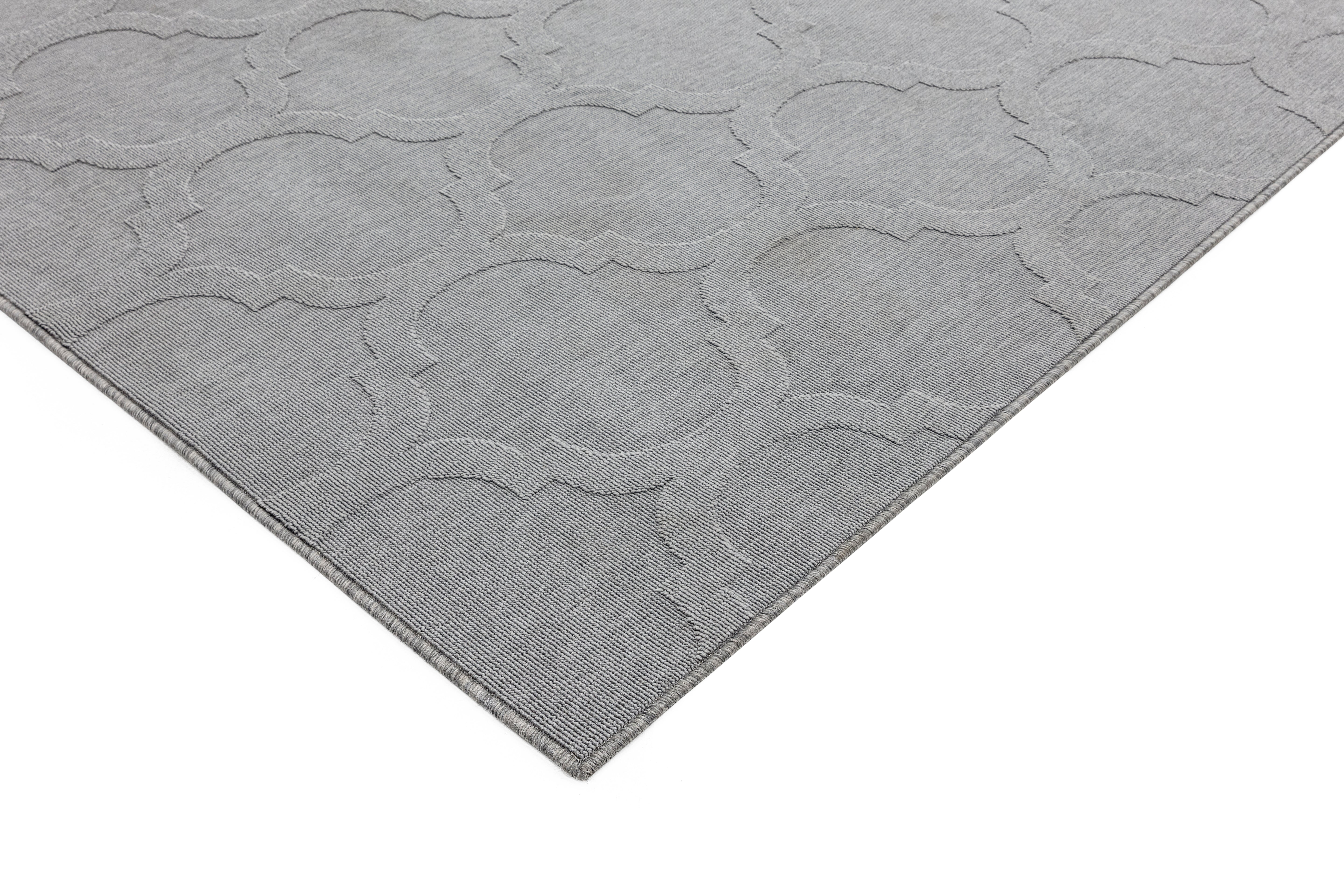 Antibes AN01 Grey Trellis Rug