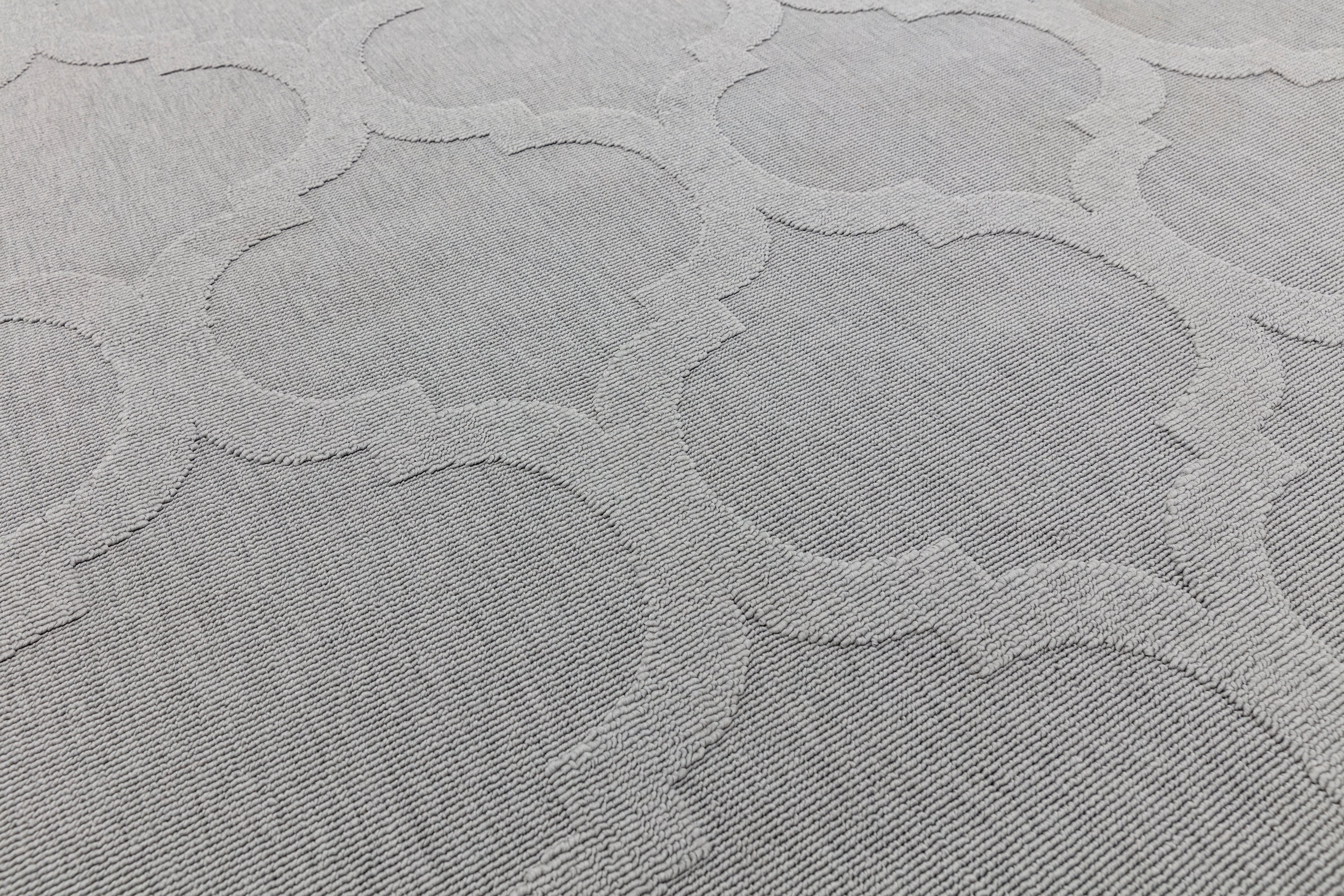 Antibes AN01 Grey Trellis Rug