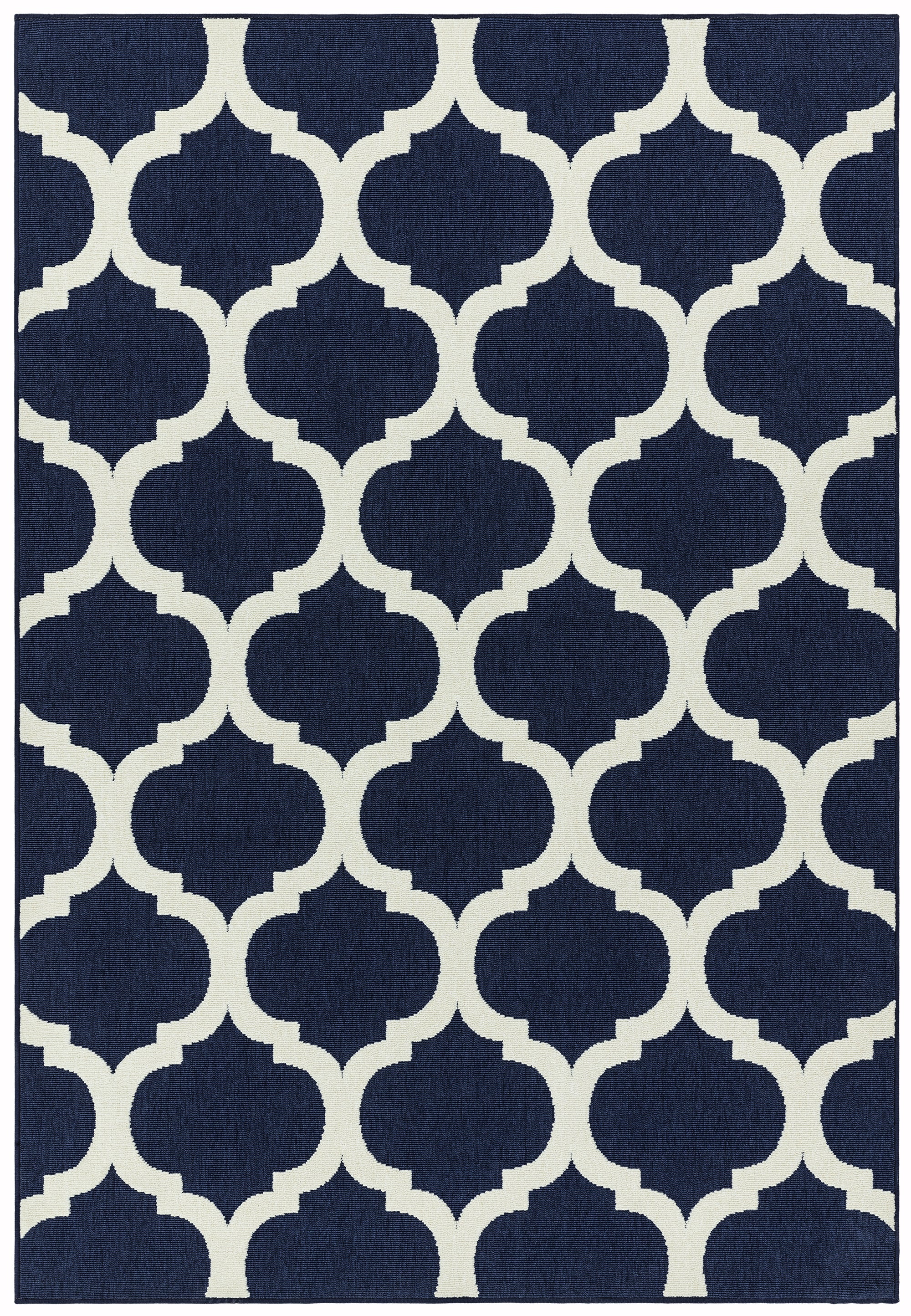 Antibes AN02 Blue Trellis Rug