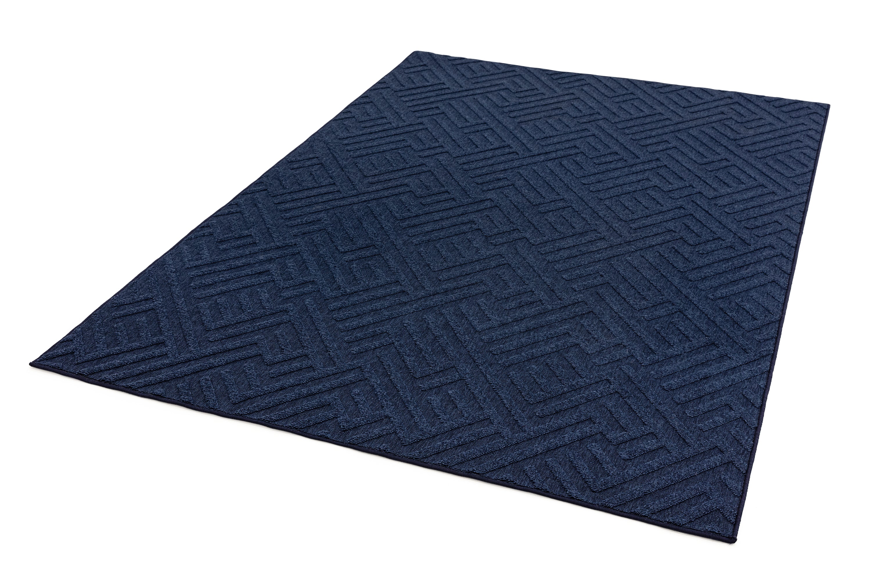 Antibes Anos Blue Linear Rug