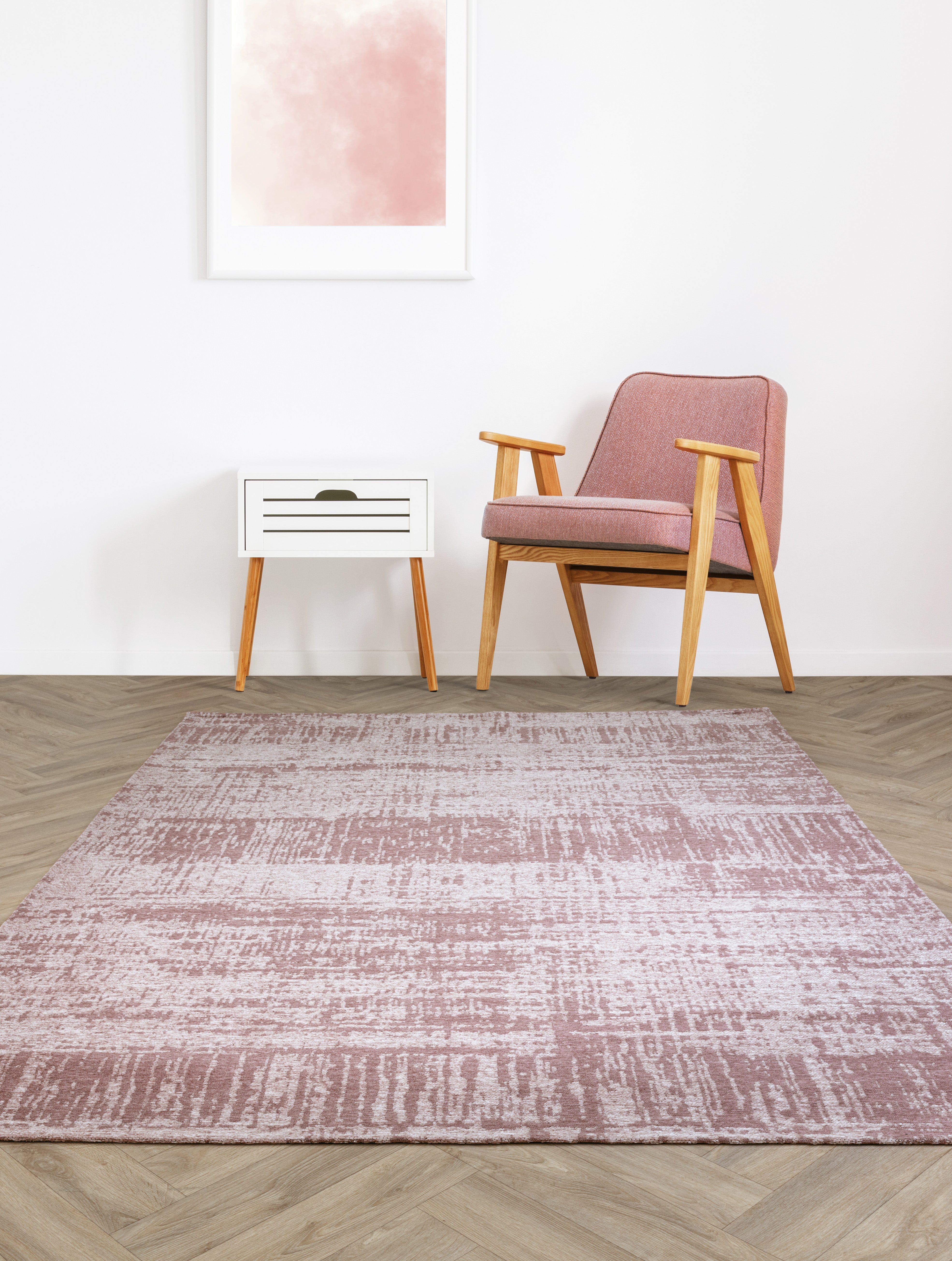 Contemporary Design Beau Blush Rug