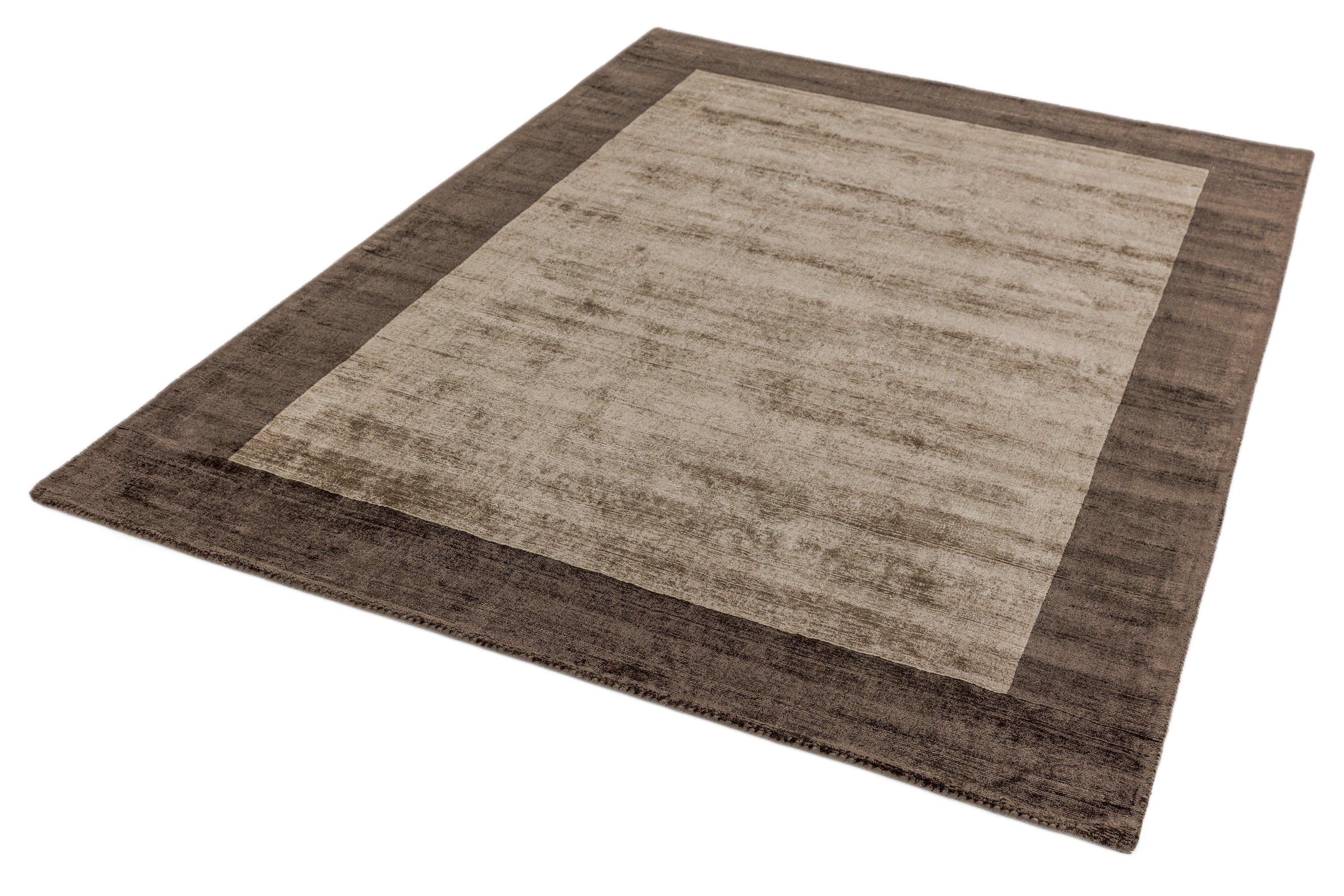 Blade Border 02 Chocolate/Mocha Rug
