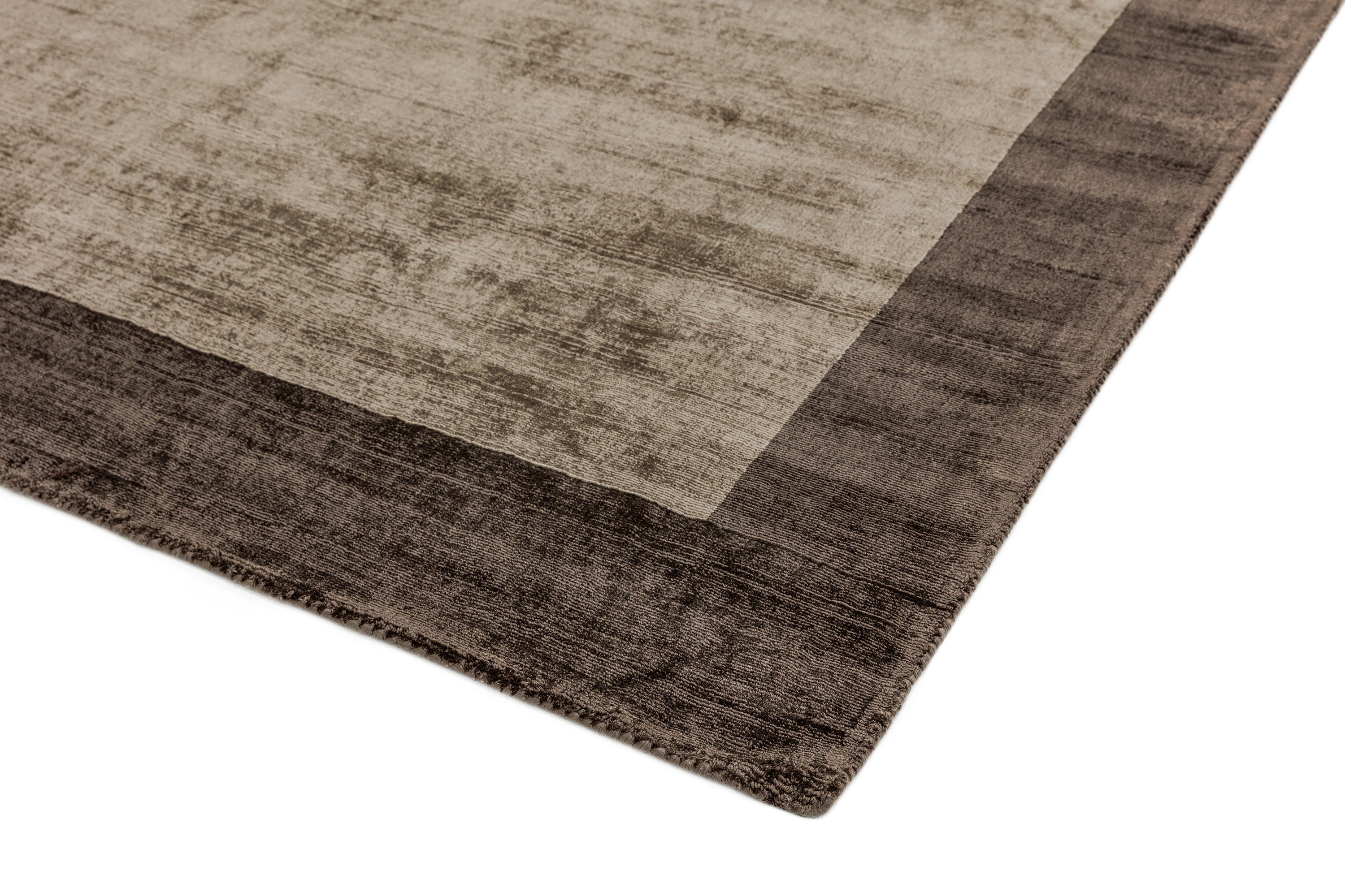 Blade Border 02 Chocolate/Mocha Rug