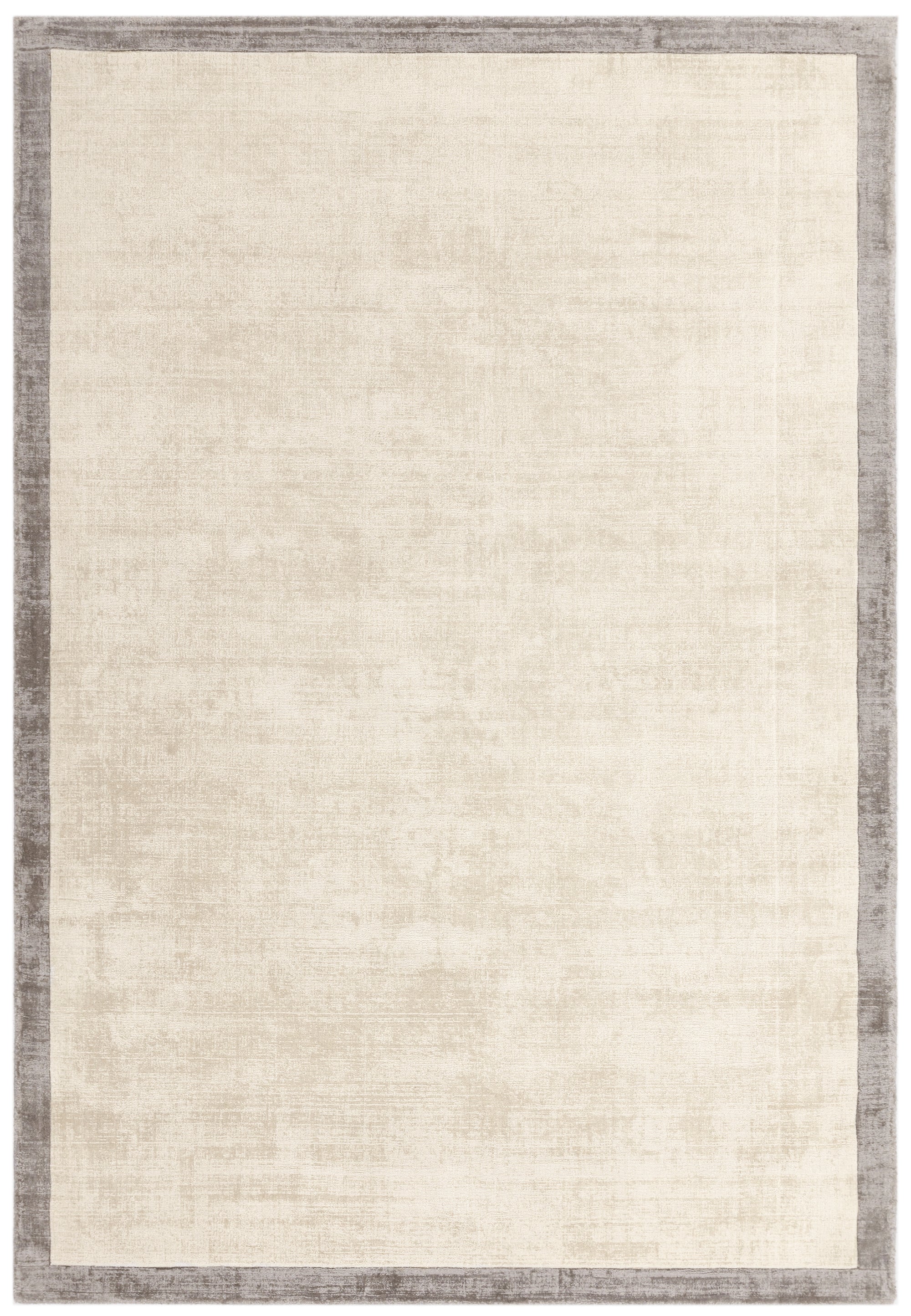 Blade Border Fine 07 Putty / Silver Rug