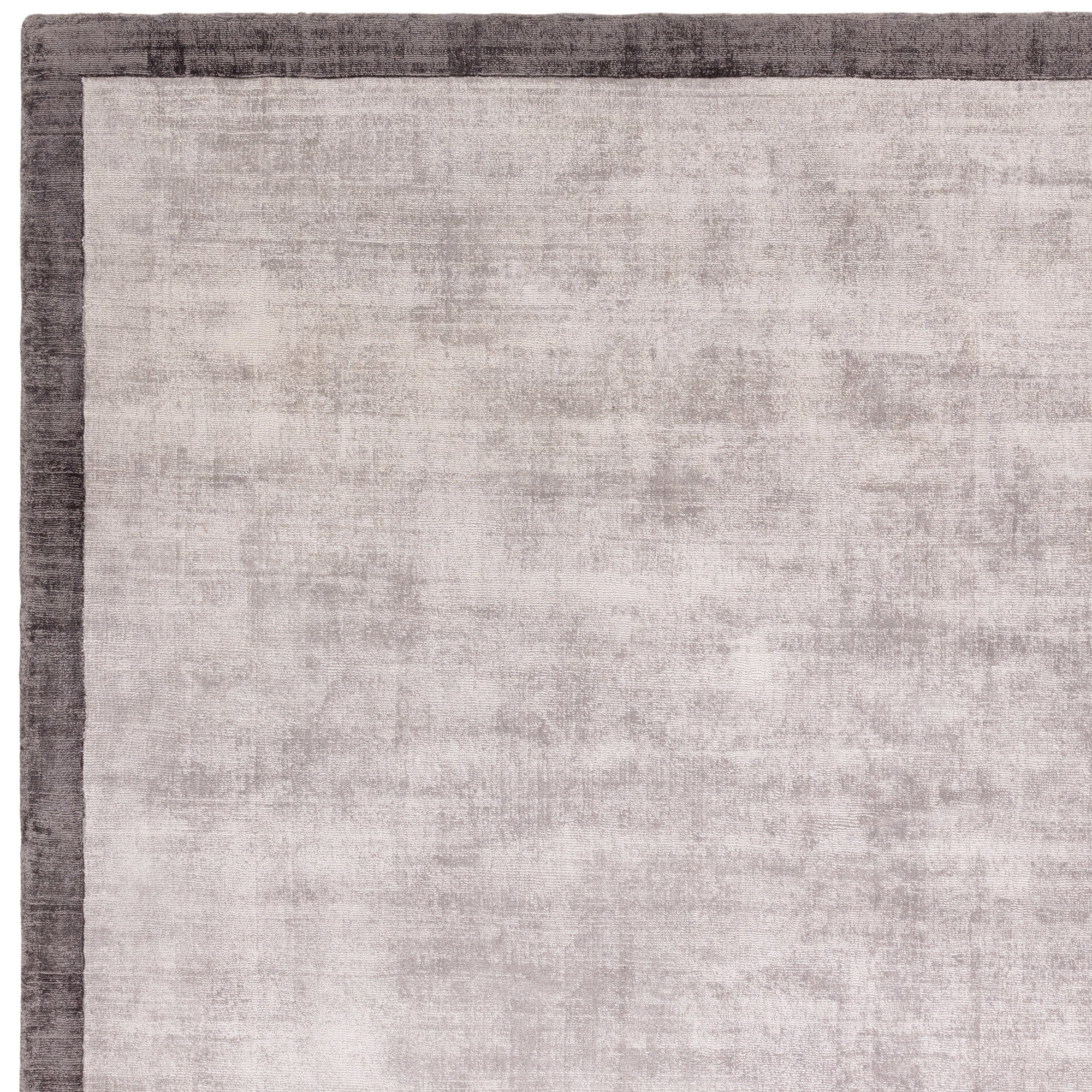 Blade Border Fine 08 Silver / Grey Rug