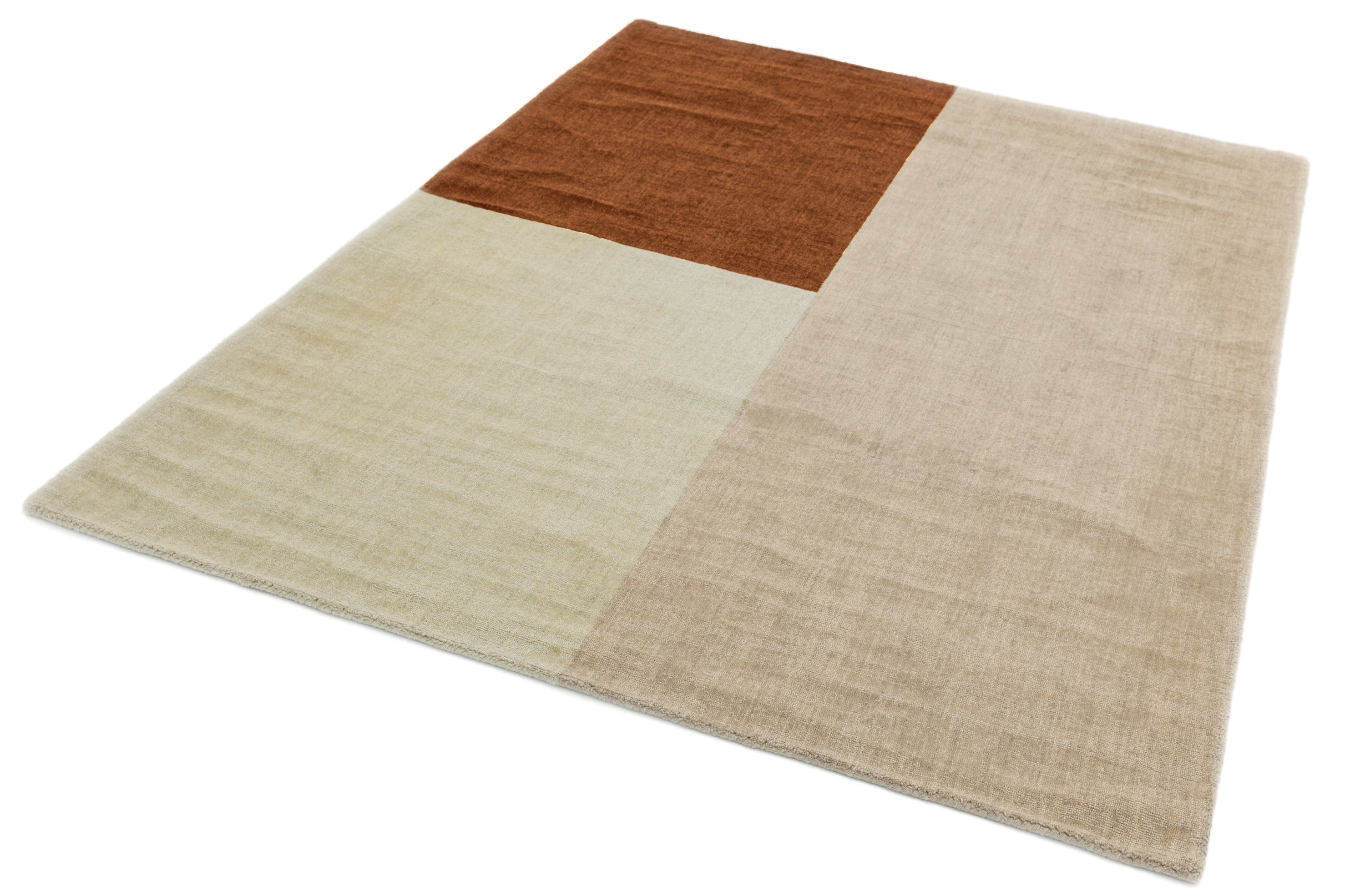 Contemporary Design Blox Copper Rug