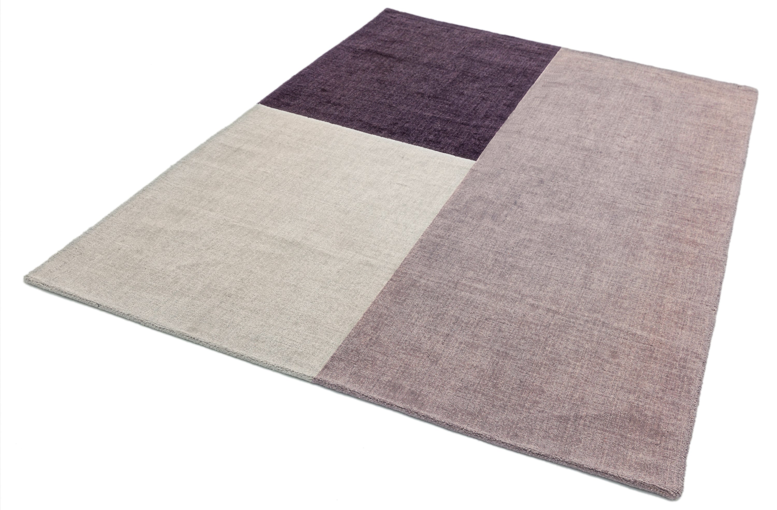 Contemporary Design Blox Heather Purple Rug