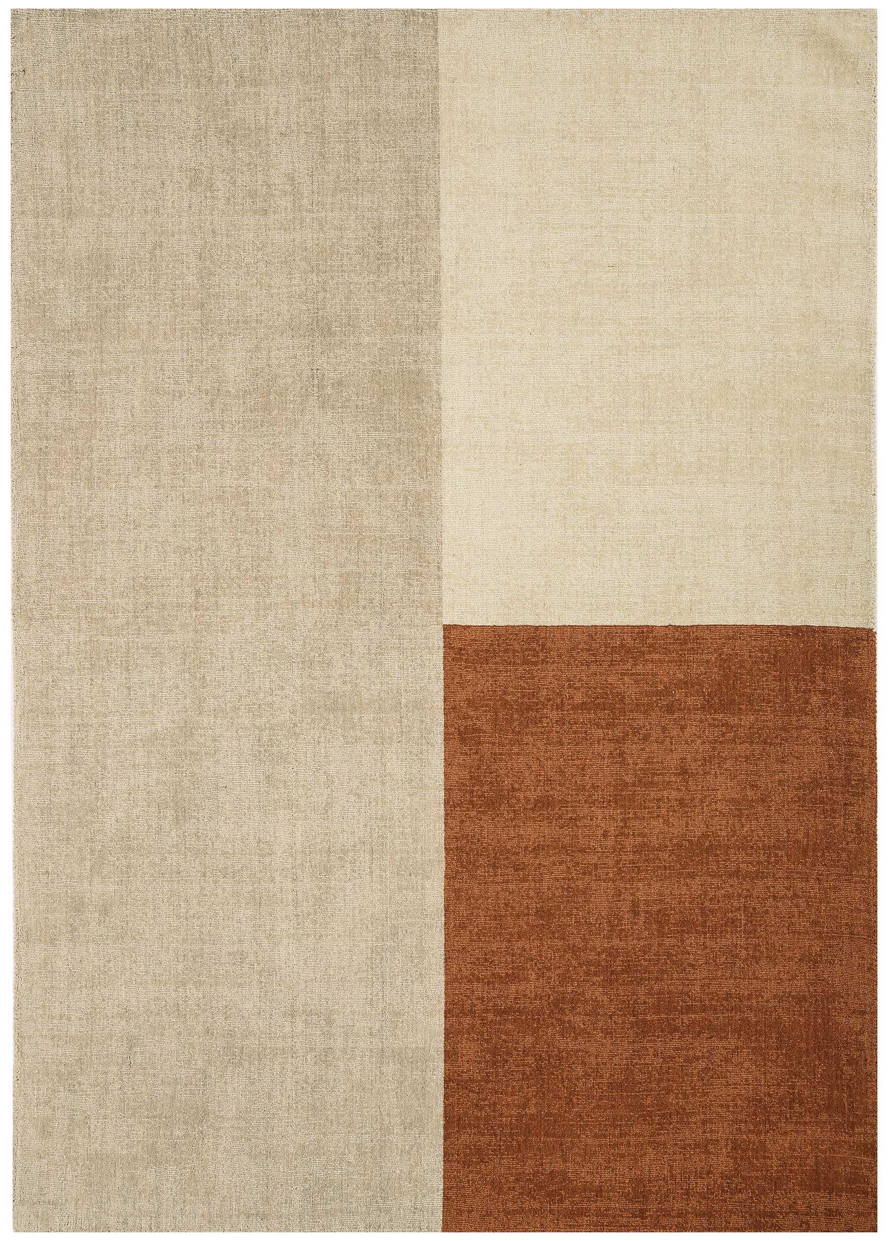 Contemporary Design Blox Copper Rug
