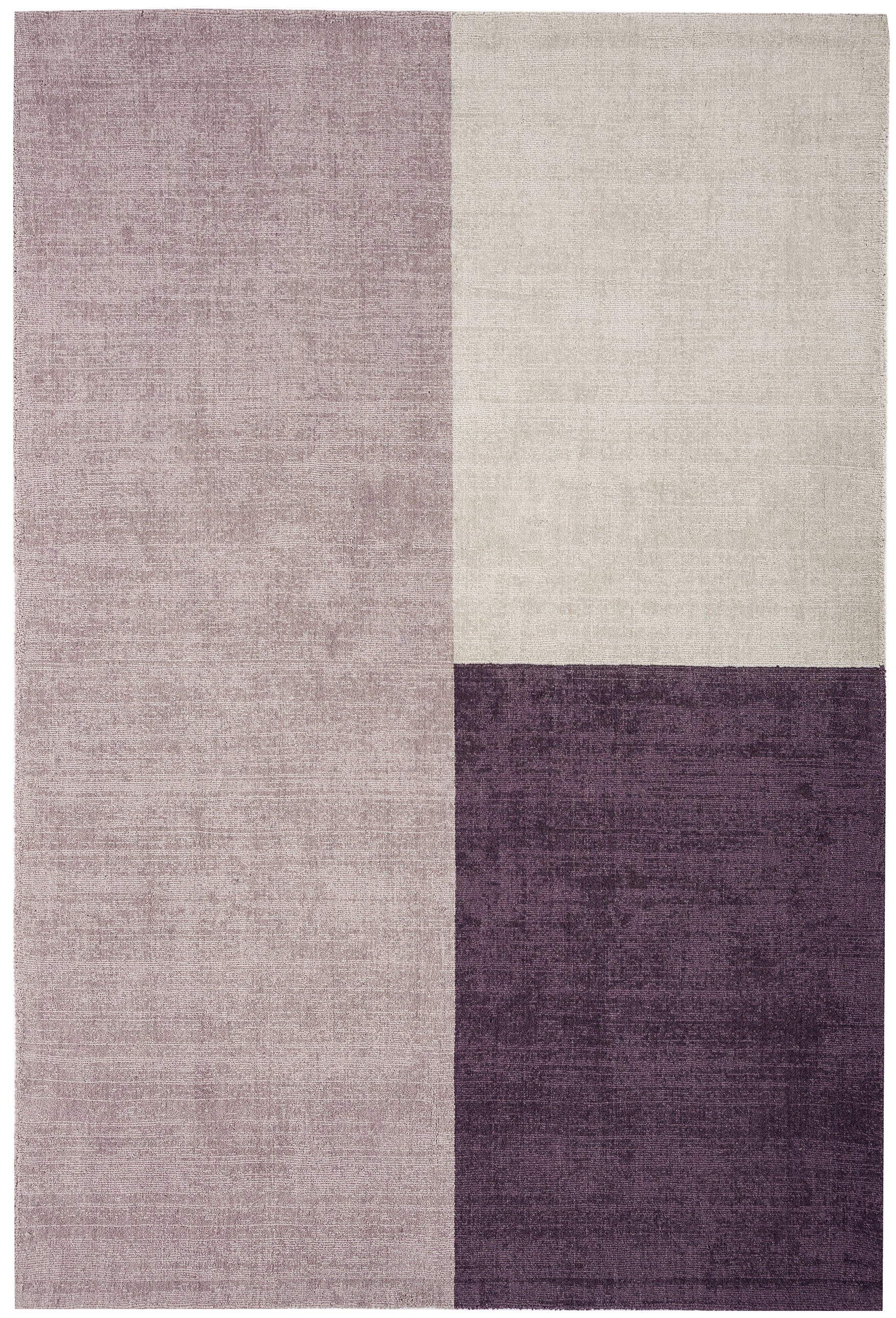 Contemporary Design Blox Heather Purple Rug