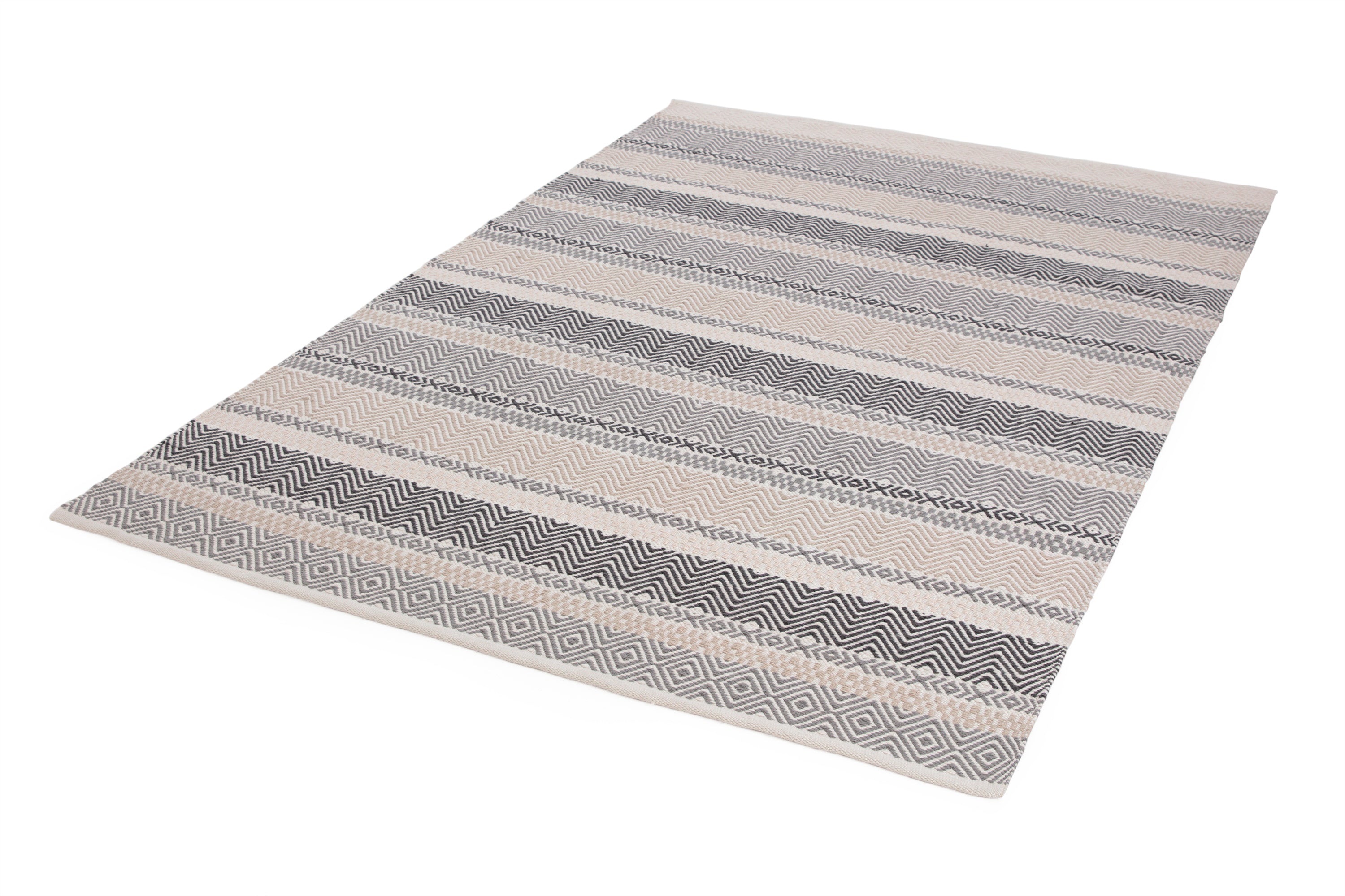 Alfresco Boardwalk Grey Multi Rug