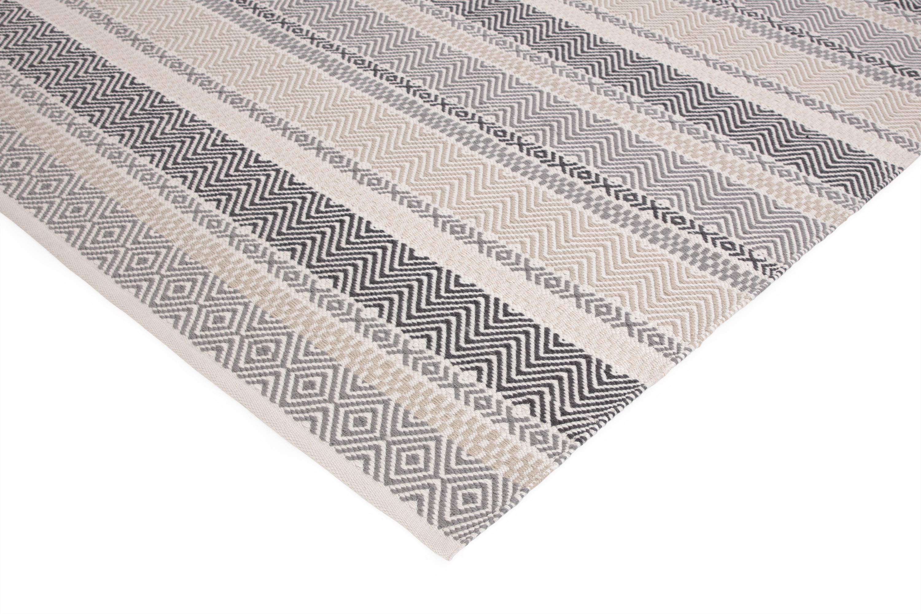 Alfresco Boardwalk Grey Multi Rug
