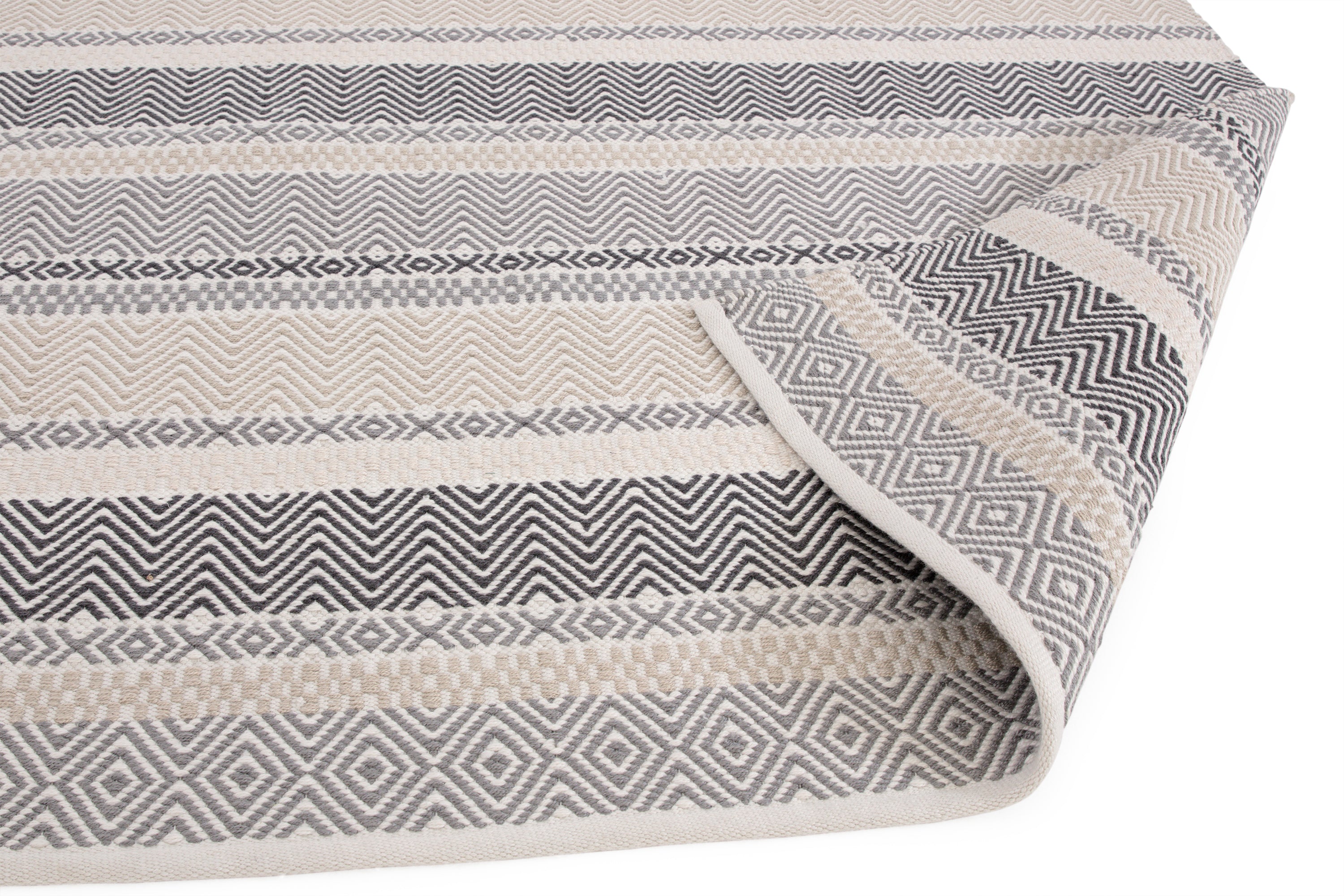 Alfresco Boardwalk Grey Multi Rug