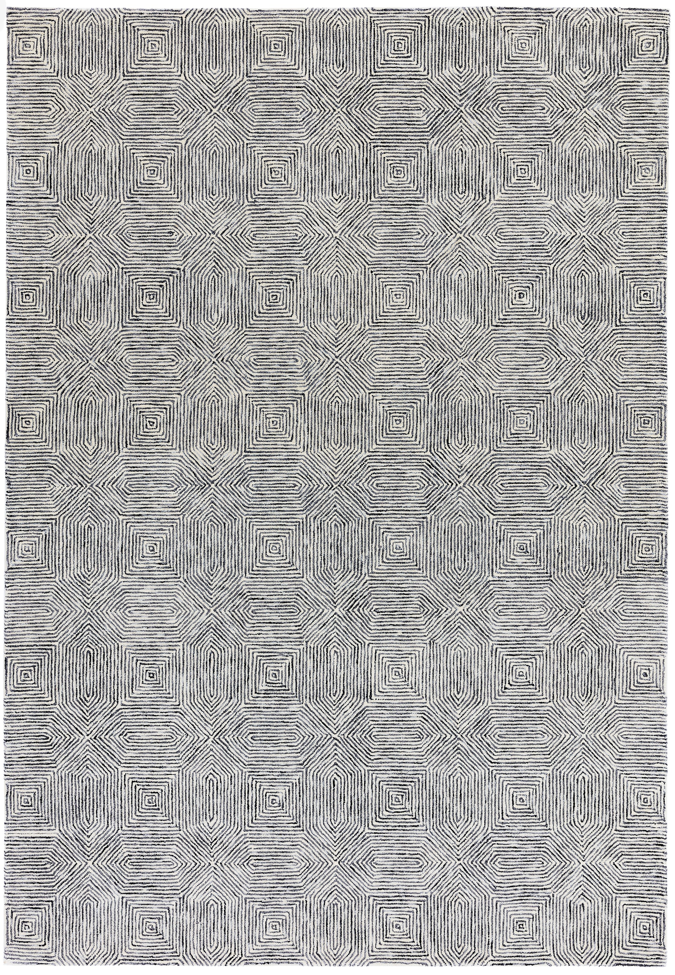 Contemporary Design Camden Black/White Rug