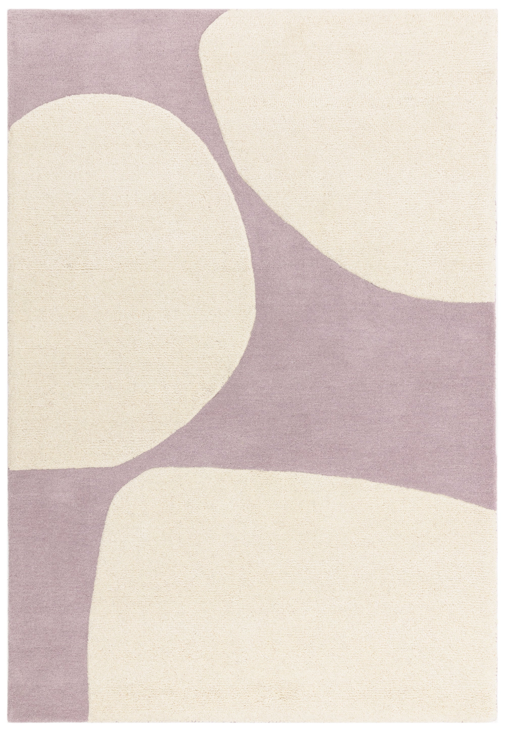 Contemporary Design Canvas Pebble Rug