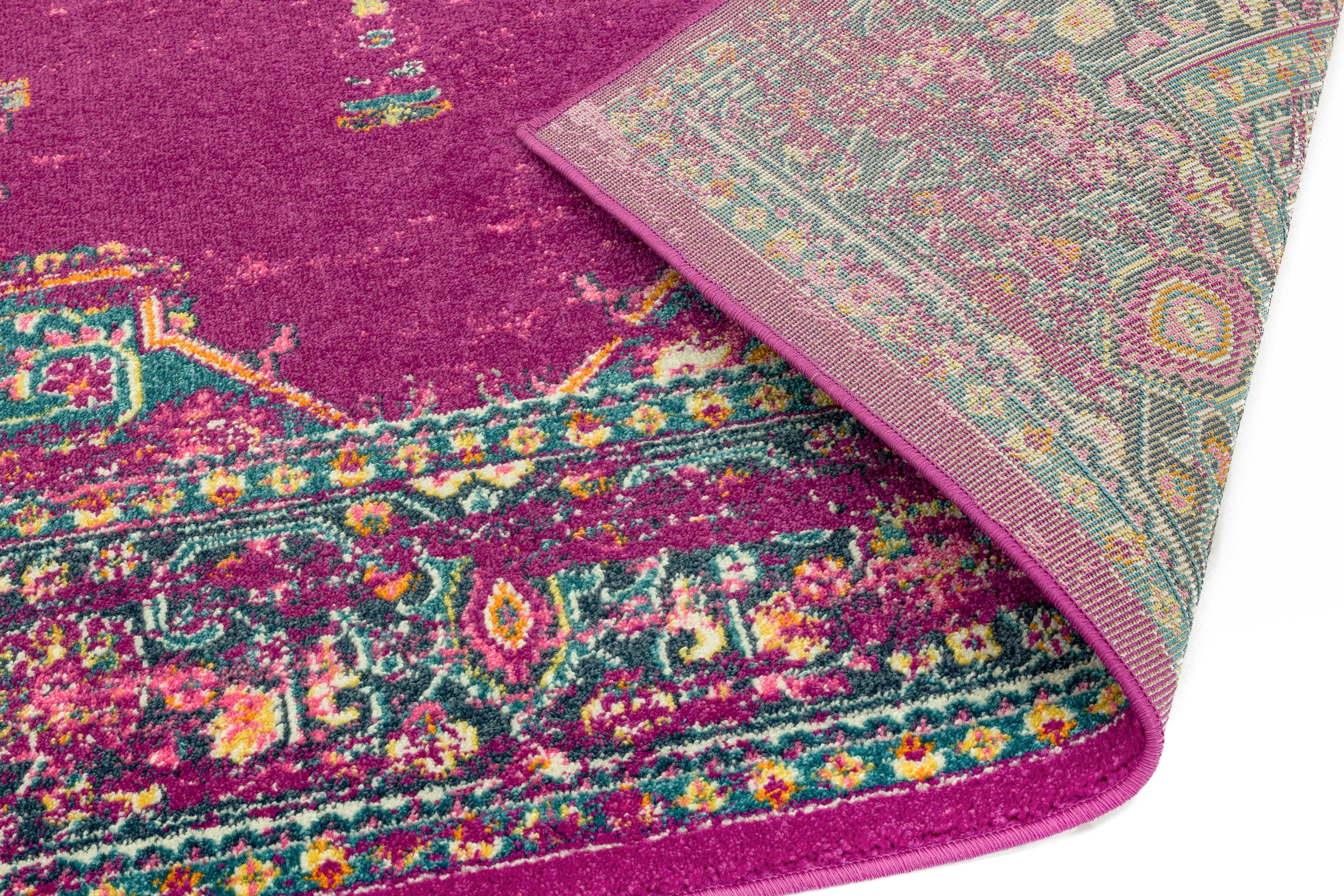Colt CL04 Medallion Fuschia Rug