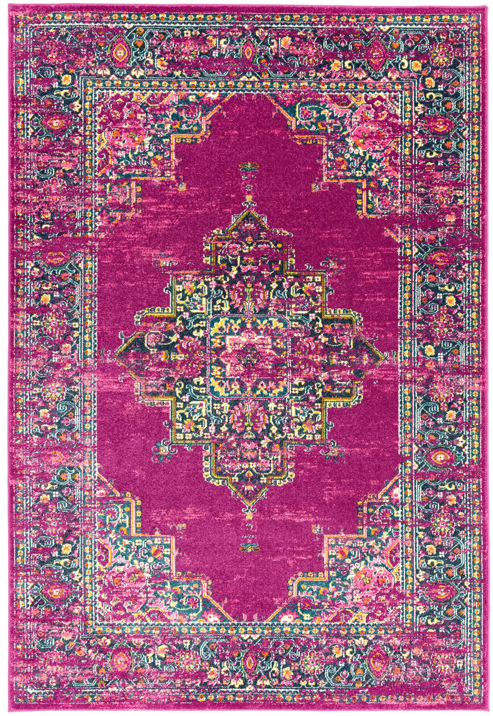 Colt CL04 Medallion Fuschia Rug