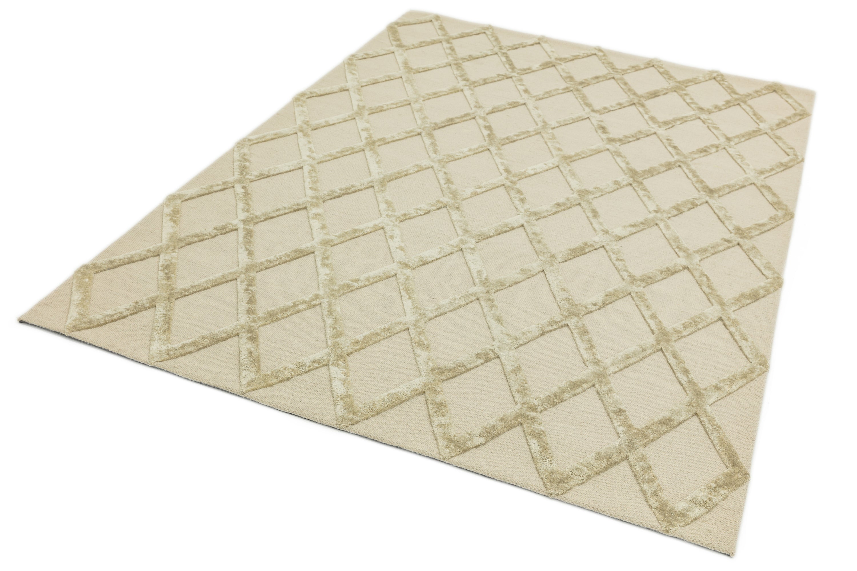 Contemporary Design Dixon Gold Diamond Rug