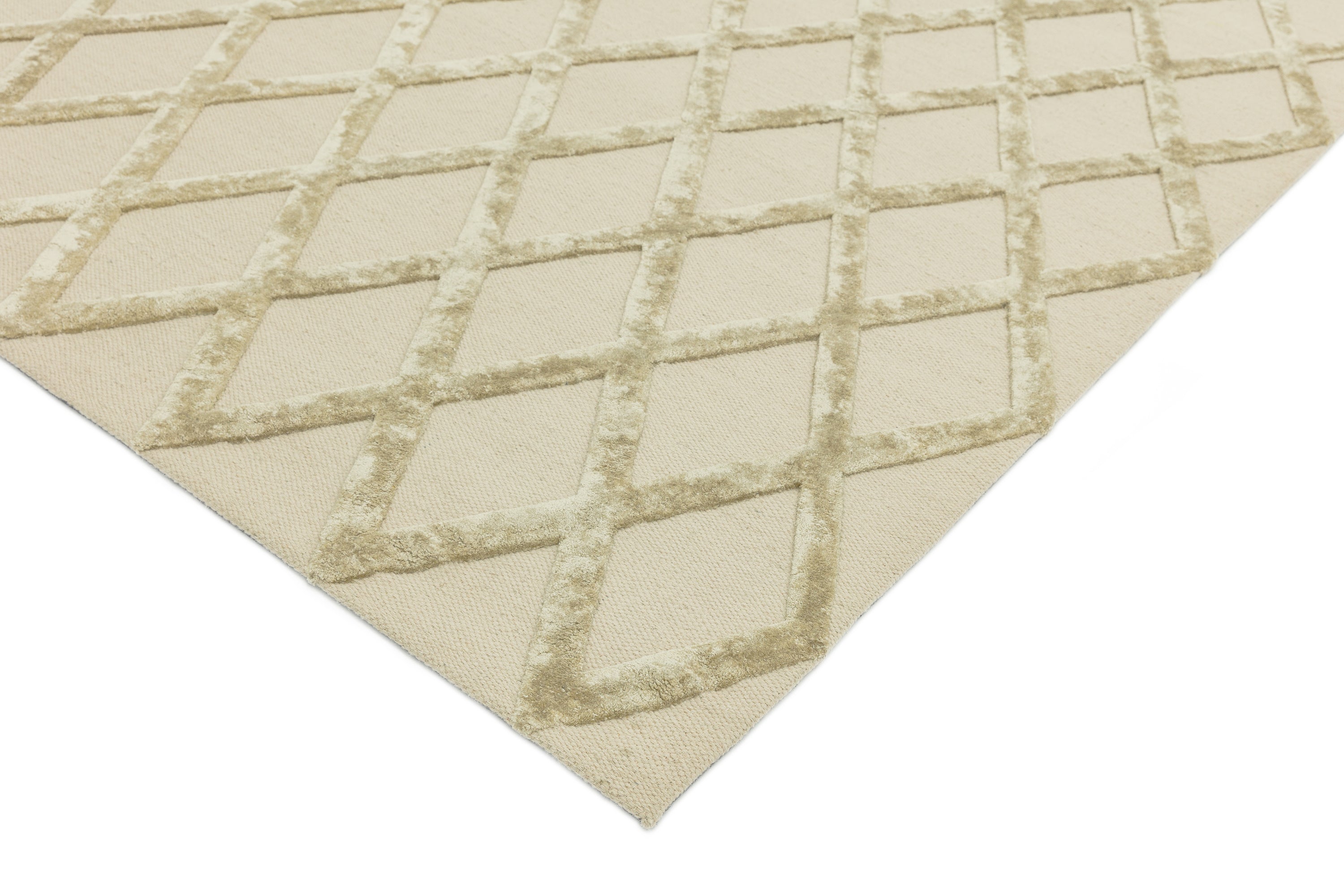 Contemporary Design Dixon Gold Diamond Rug