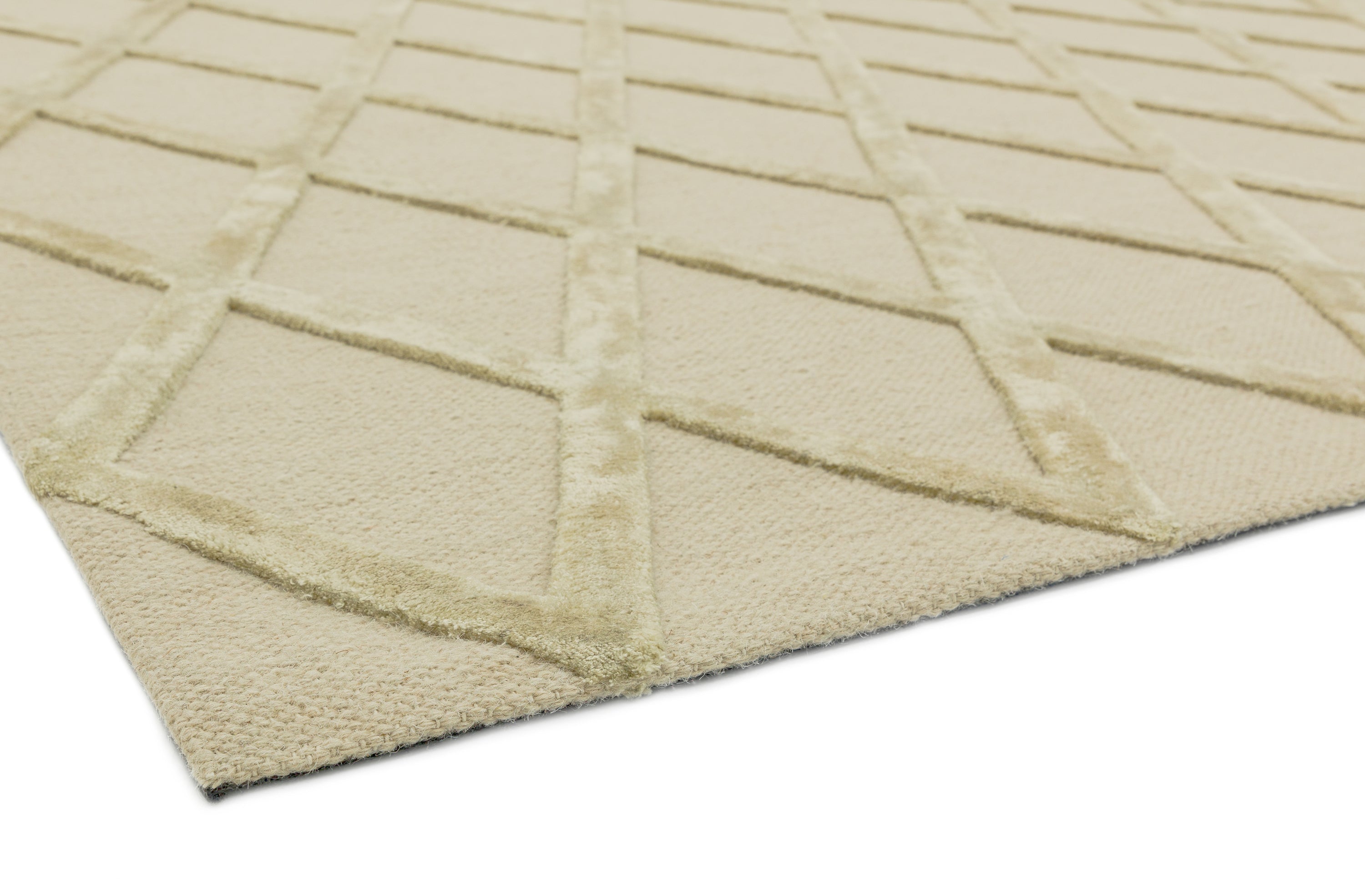 Contemporary Design Dixon Gold Diamond Rug