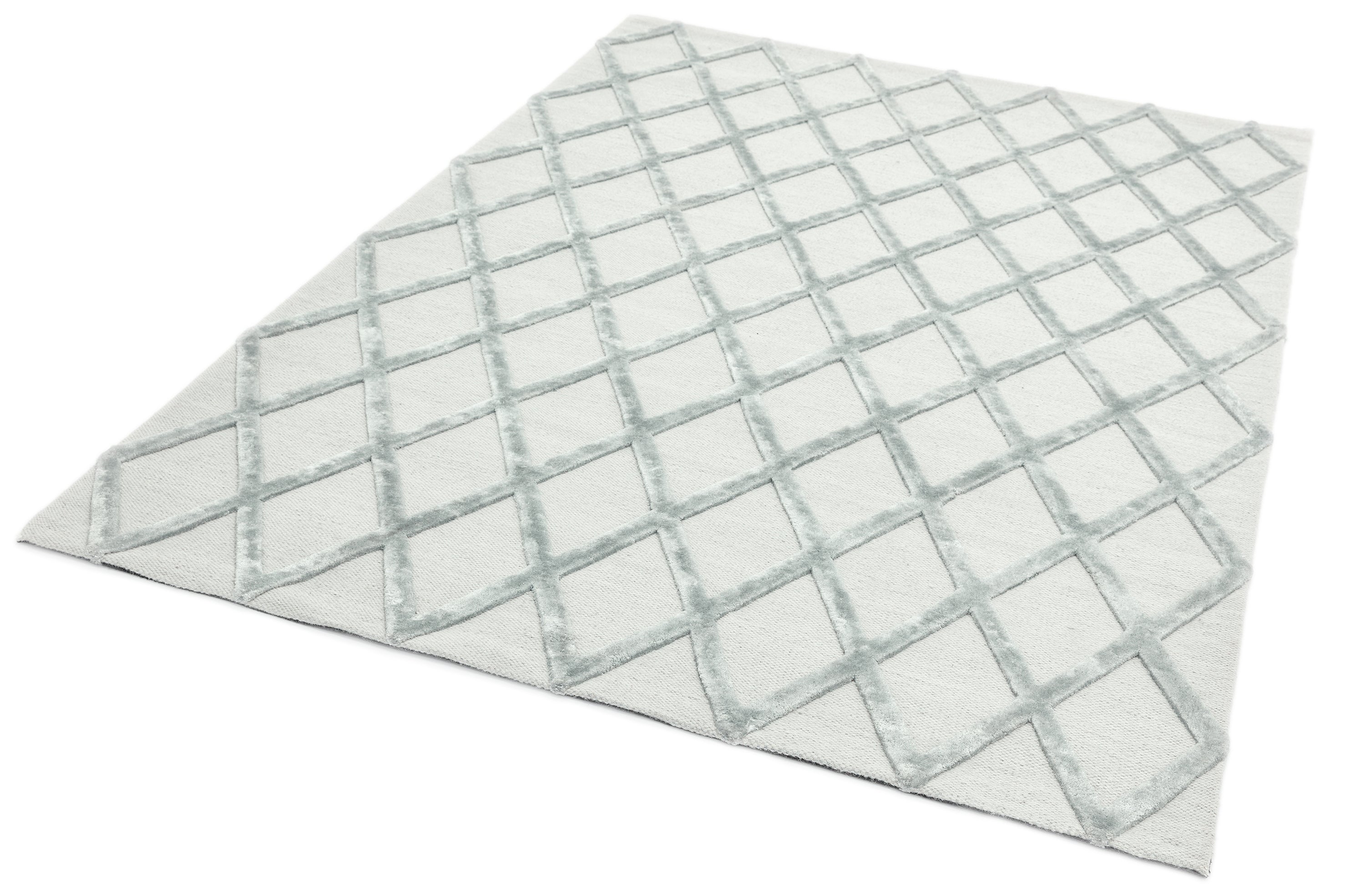 Contemporary Design Dixon Silver Diamond rug