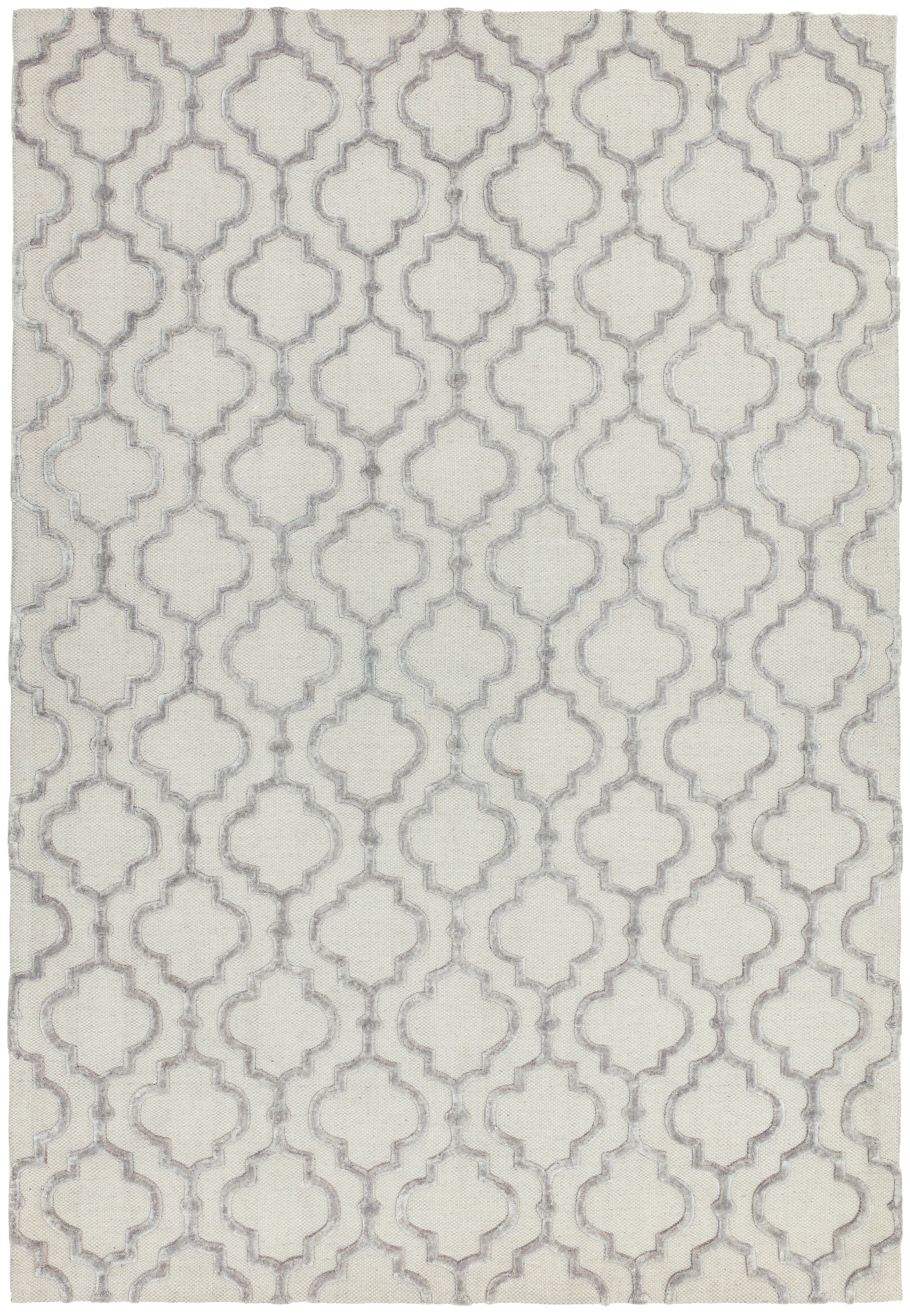 Contemporary Design Dixon Ogee Grey Rug