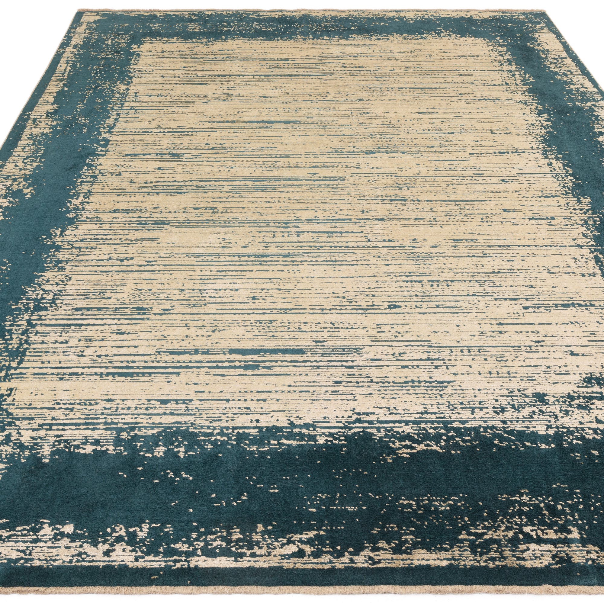 Contemporary Design Elodie Emerald/Gold Rug