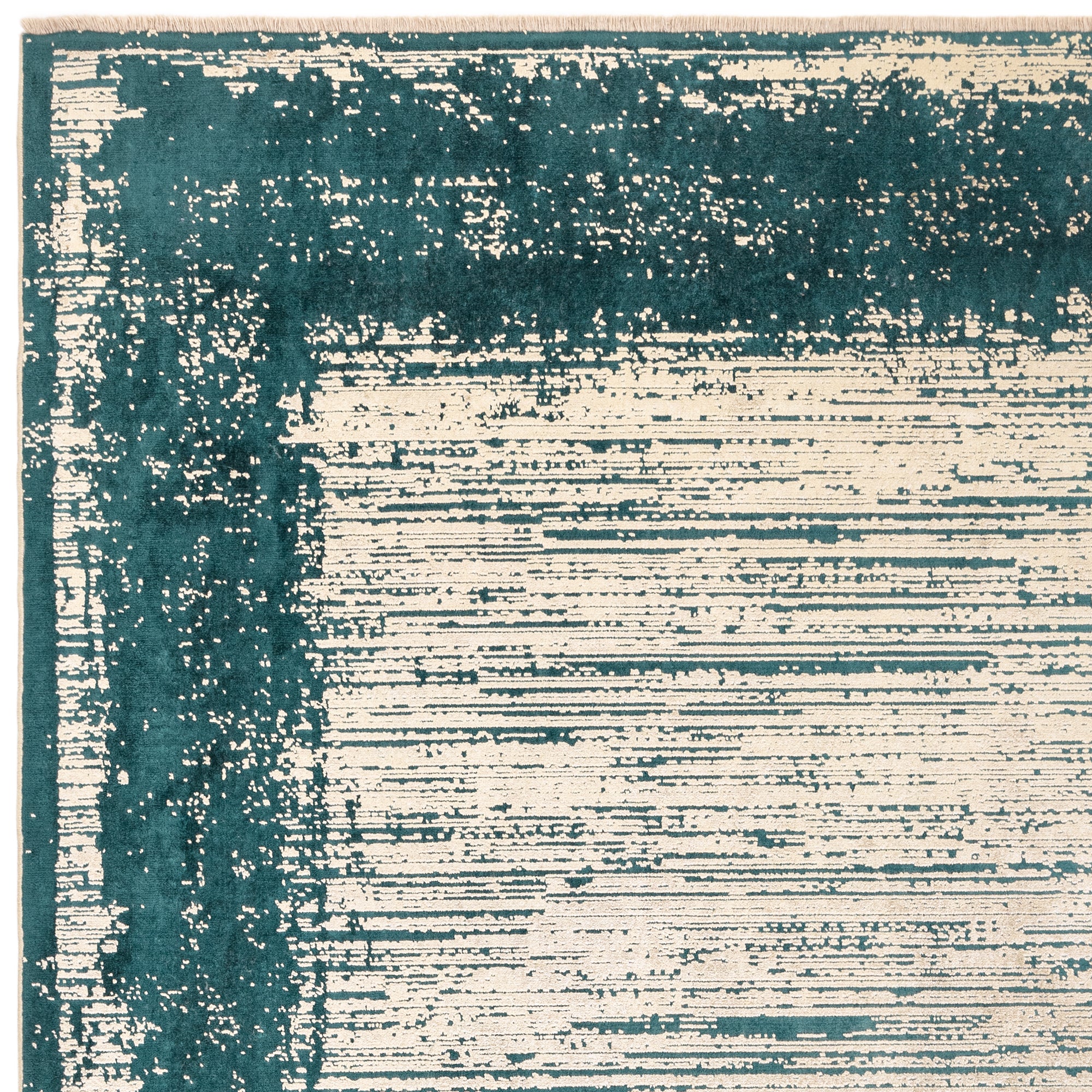 Contemporary Design Elodie Emerald/Gold Rug