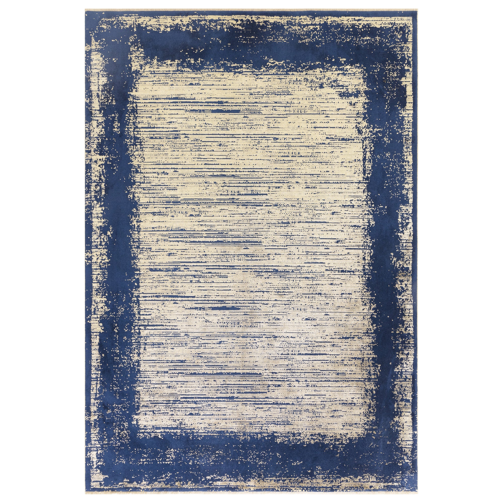 Contemporary Design Elodie Twilight/Gold Blue Rug
