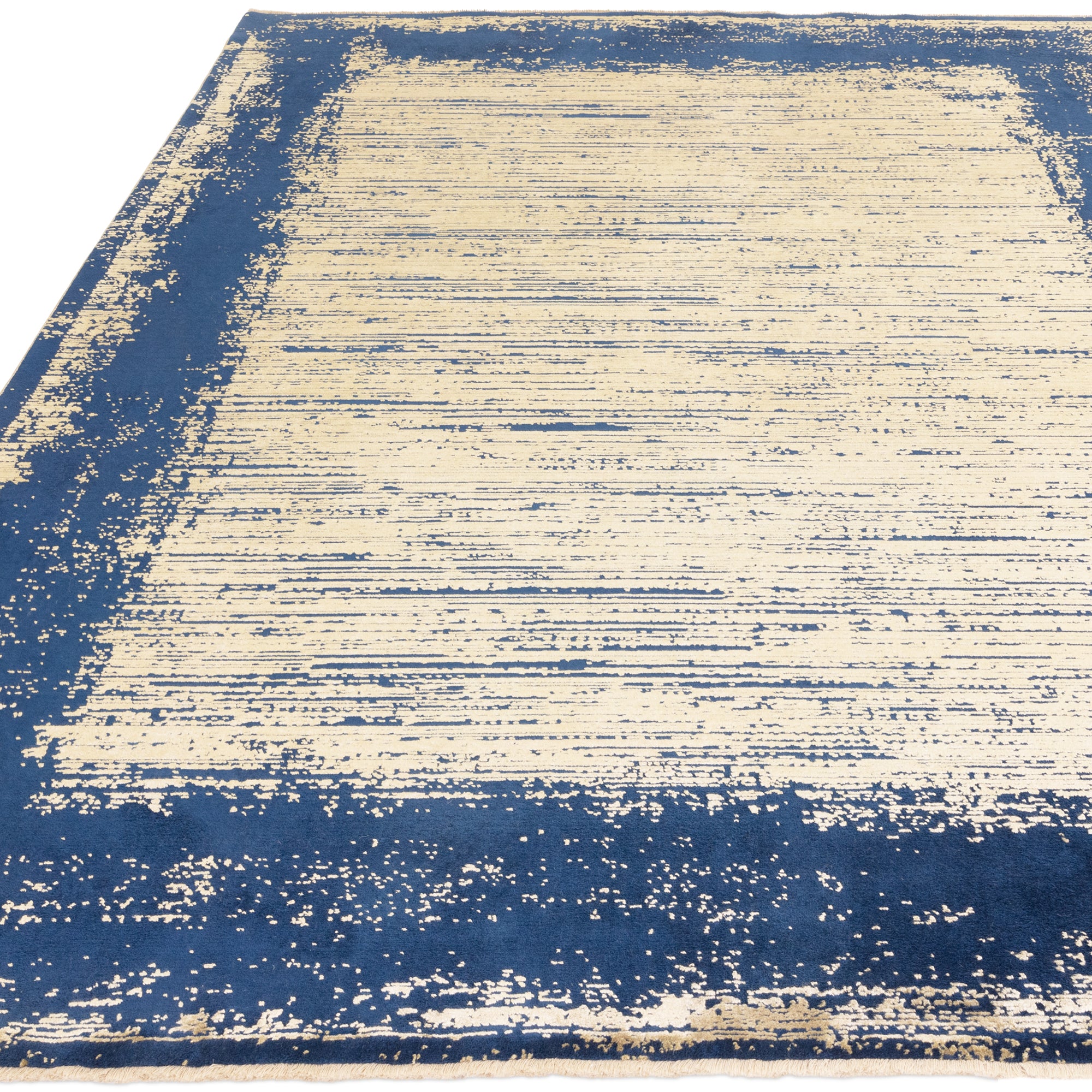 Contemporary Design Elodie Twilight/Gold Blue Rug