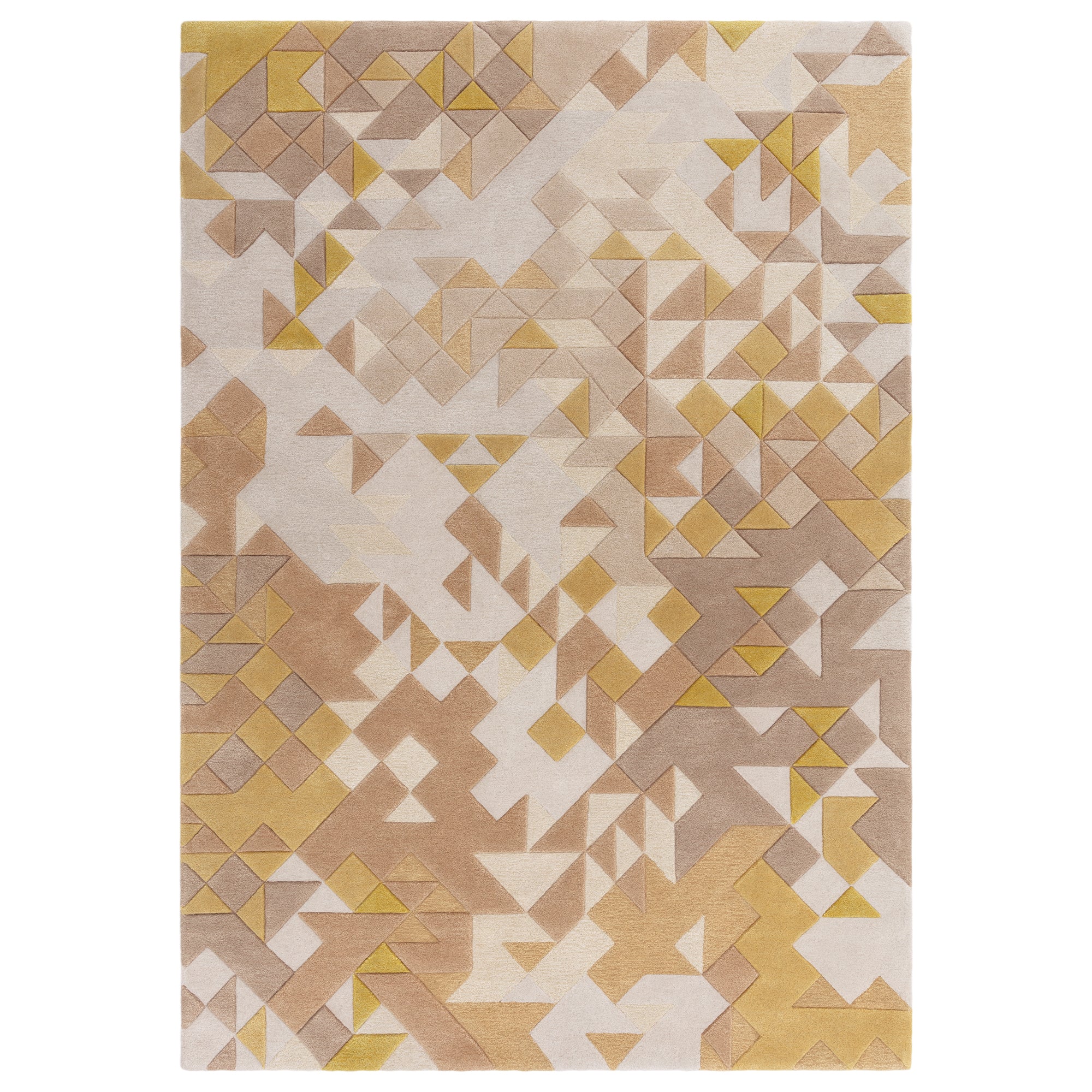 Contemporary Design Enigma Gold Multi Rug