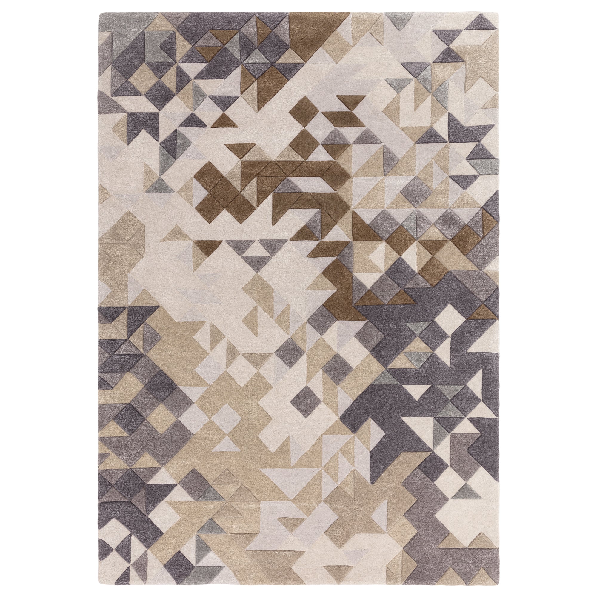 Contemporary Design Enigma Grey Multi Grey Rug