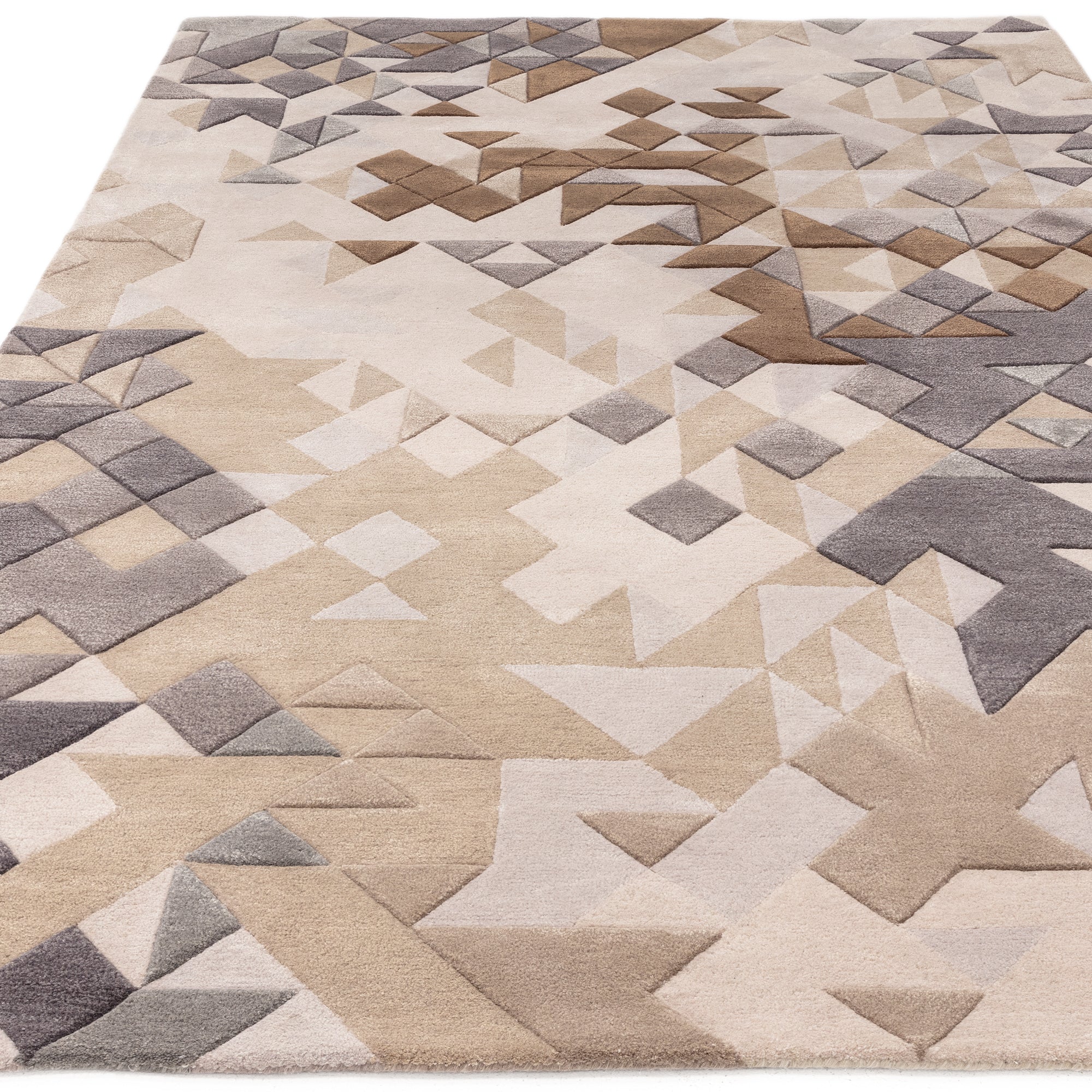 Contemporary Design Enigma Grey Multi Grey Rug