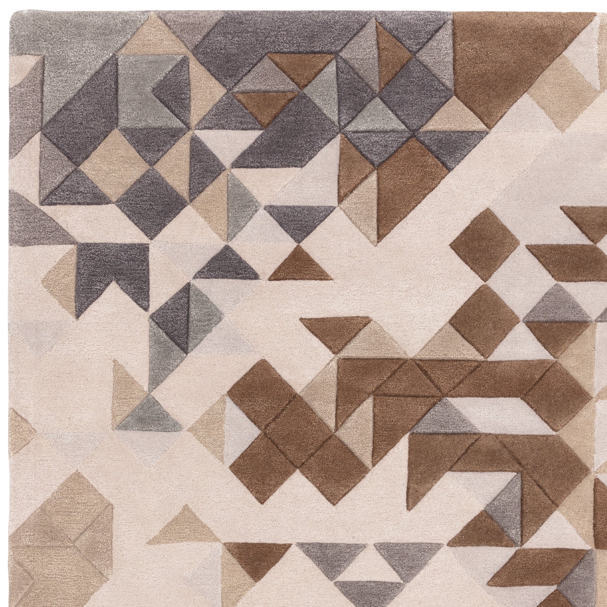 Contemporary Design Enigma Grey Multi Grey Rug
