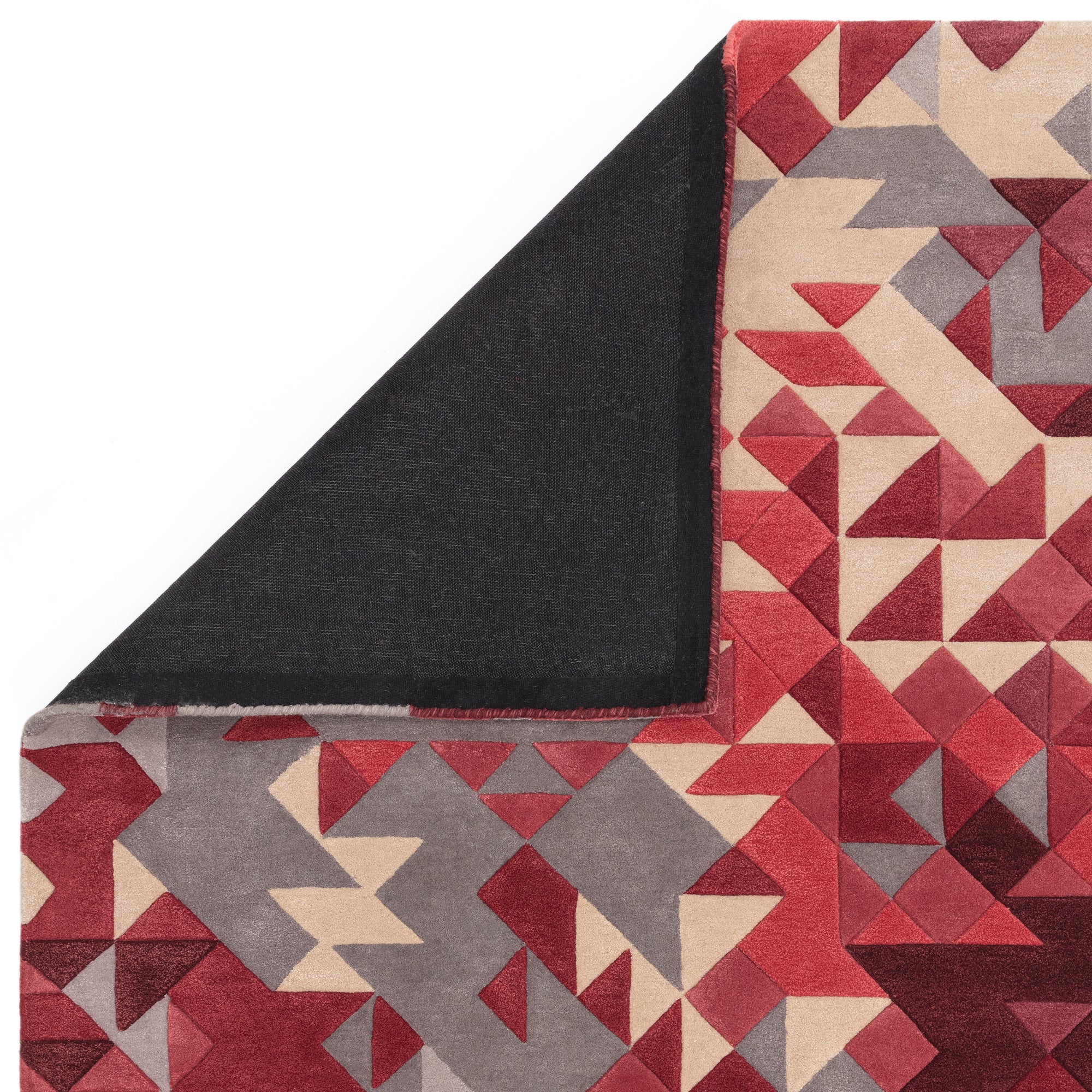 Contemporary Design Enigma Red Multi Rug