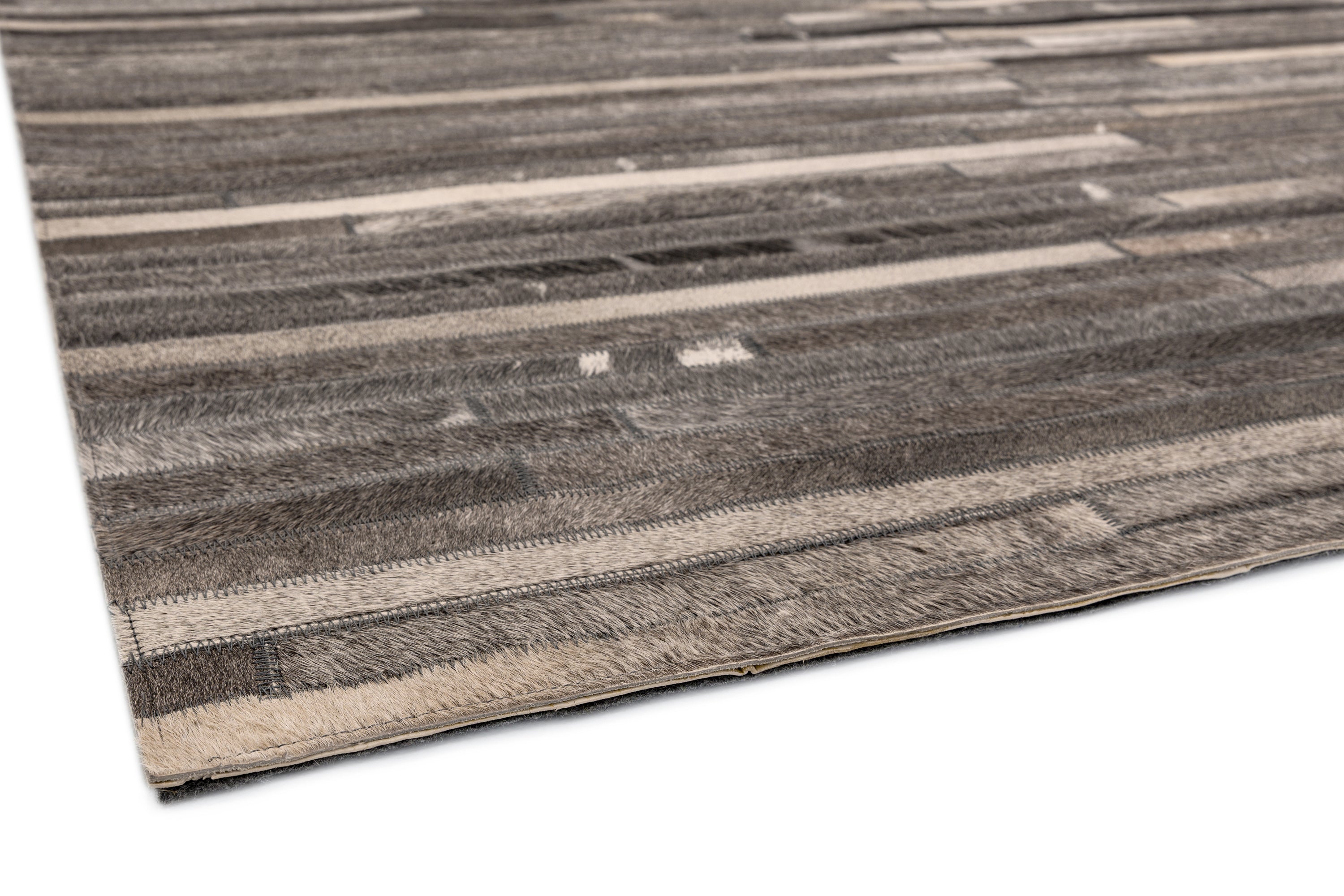 Gaucho Dark Grey Stripe Rug
