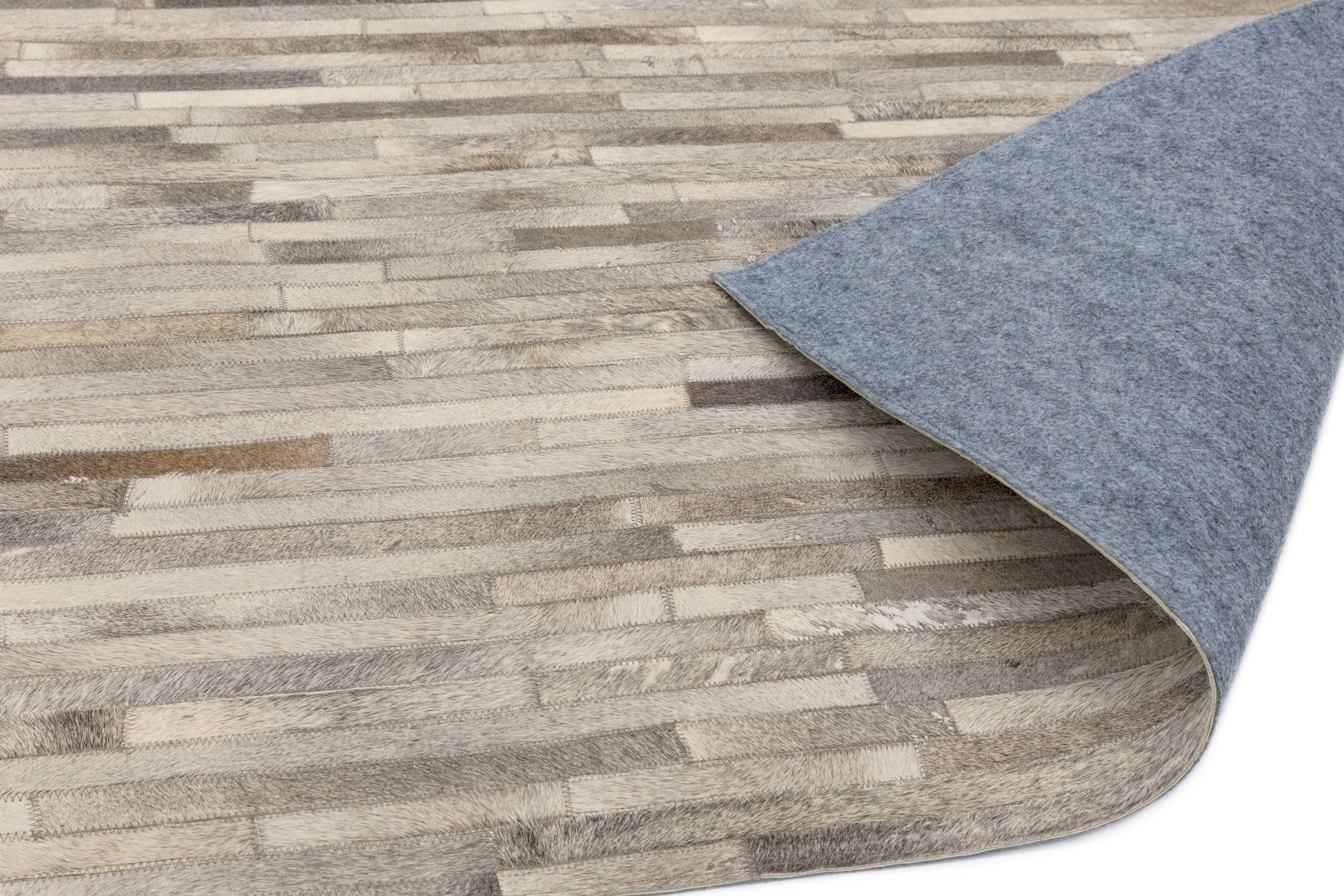 Gaucho Light Grey Stripe Rug
