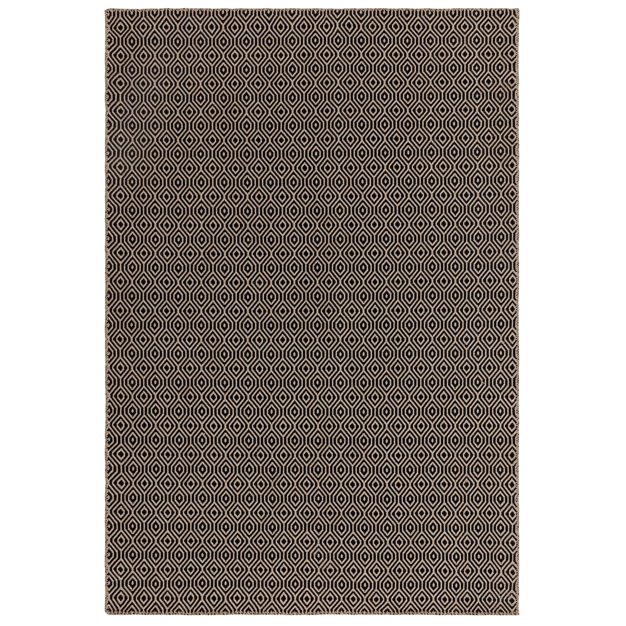 Global Black Mosaic Rug